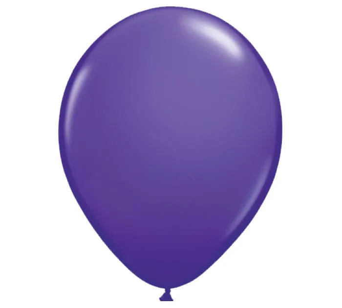 11 Latex Balloons Pack of 6 - Choose Your Color