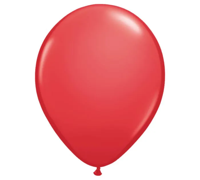 11 Latex Balloons Pack of 6 - Choose Your Color