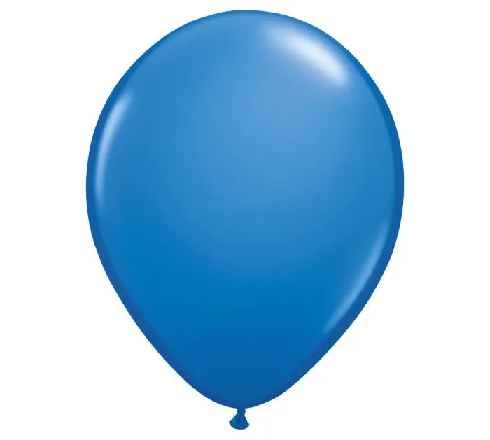11 Latex Balloons Pack of 6 - Choose Your Color