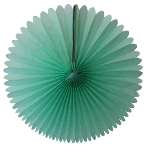 13 Mint Tissue Paper Fan