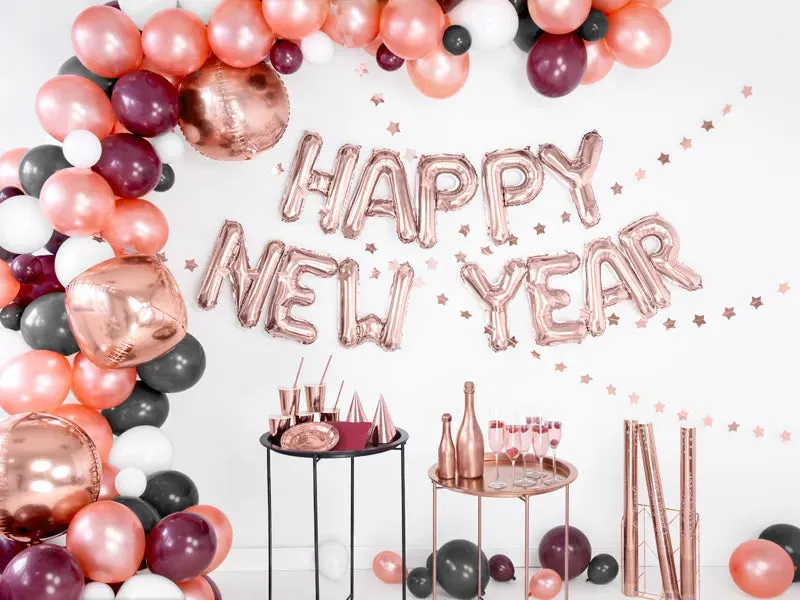 13in Air-Filled Rose Gold Letter Balloon