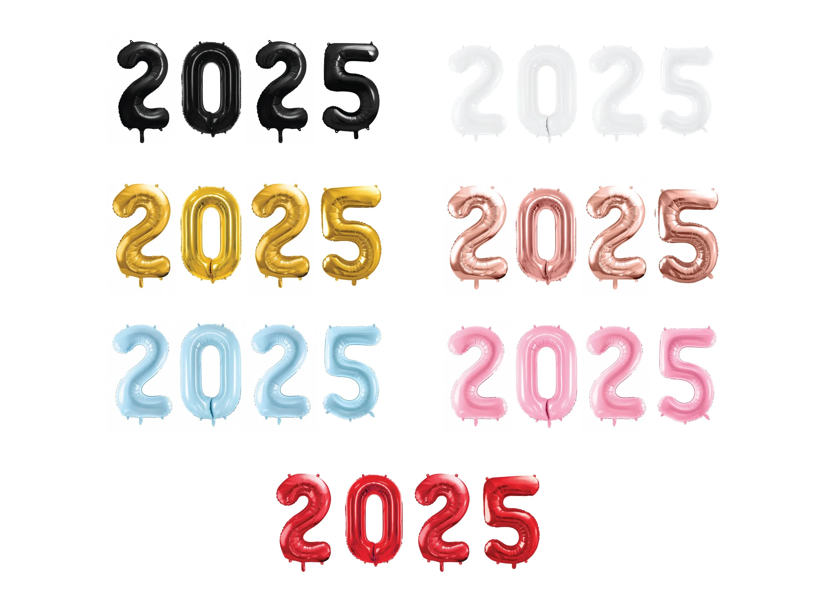 2025 Number Balloon Year 34in