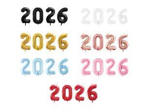 2026 Number Balloon Year 34in