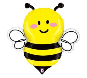 24 Smiling Bumble Bee Balloon