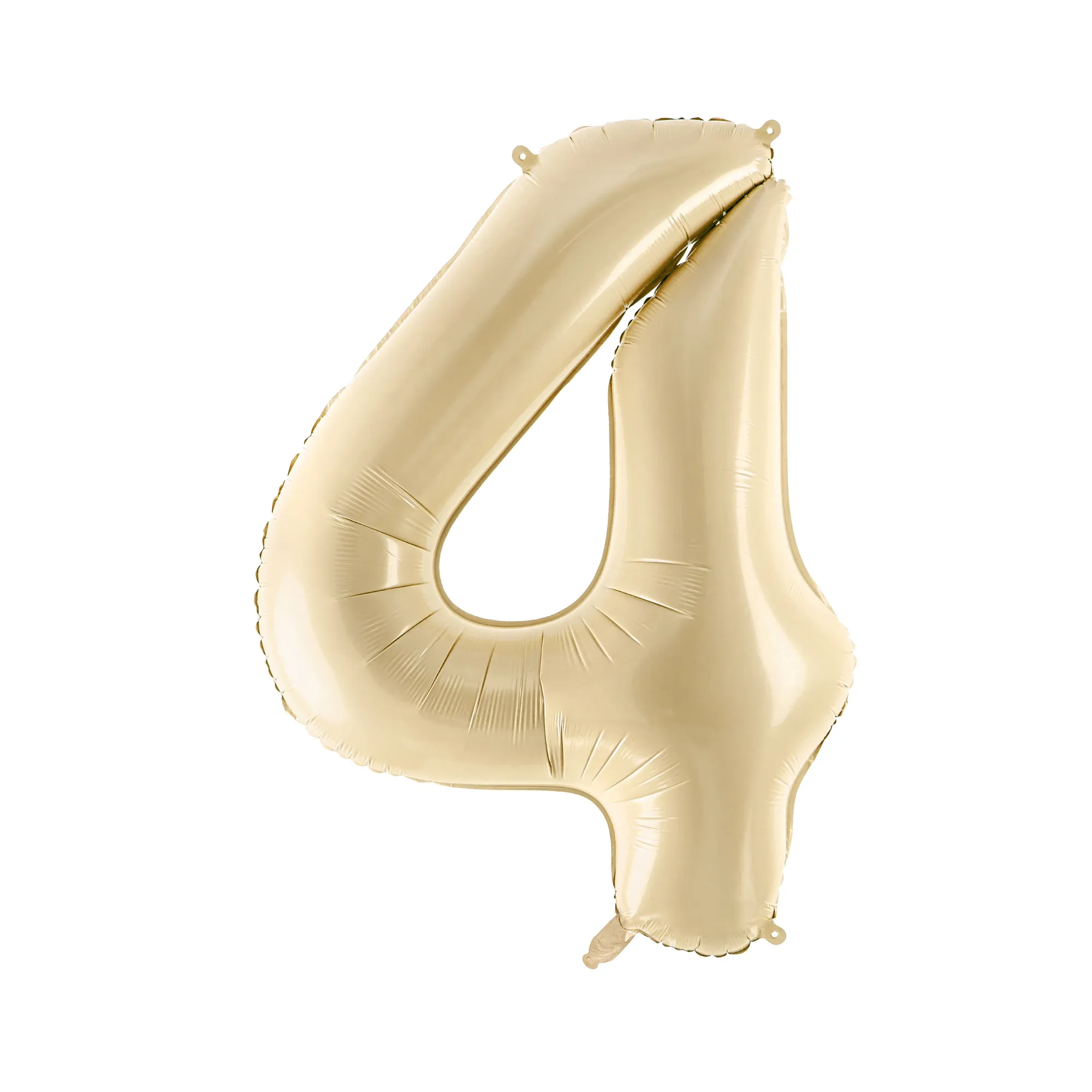 34 Beige Number Balloon 0-9