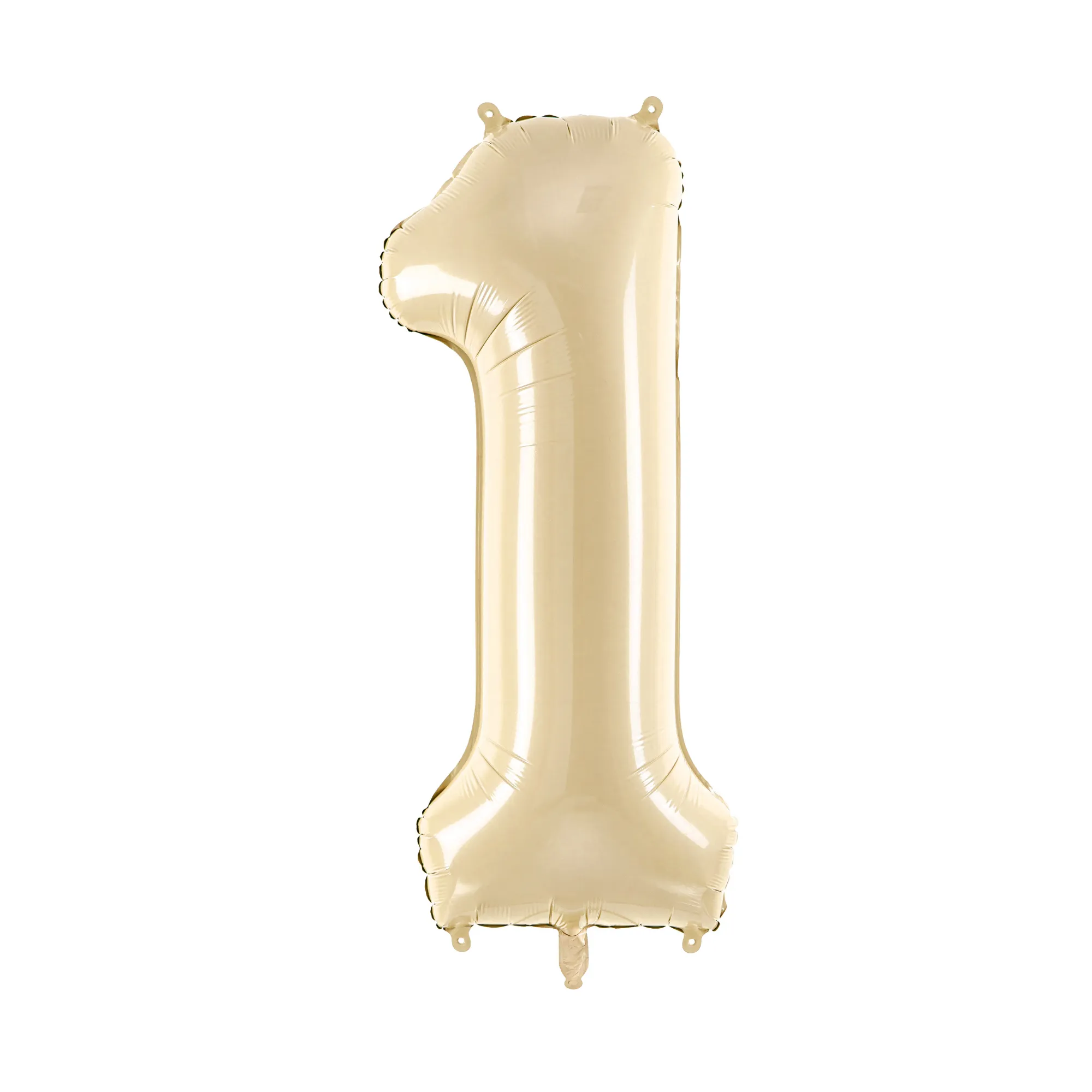 34 Beige Number Balloon 0-9