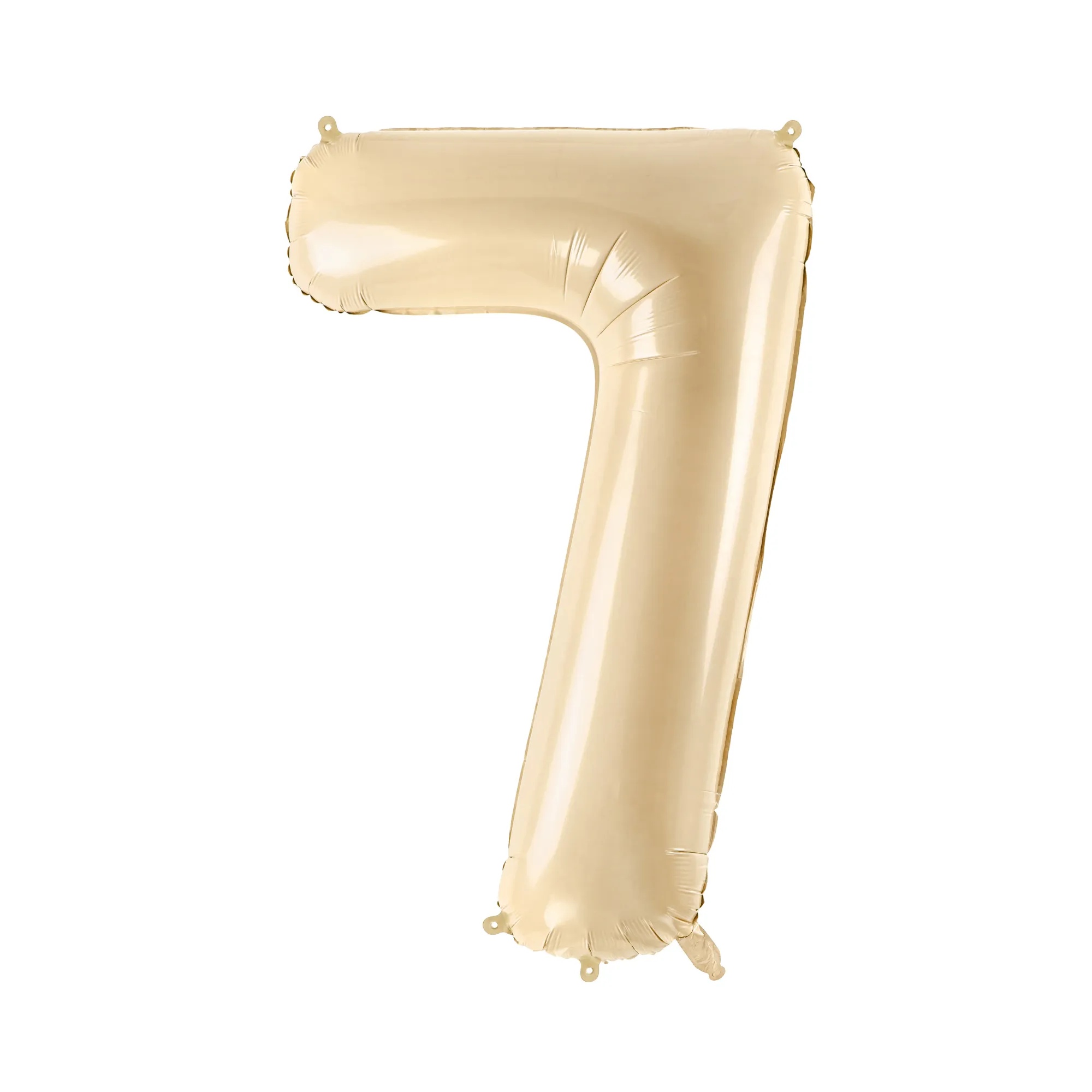 34 Beige Number Balloon 0-9