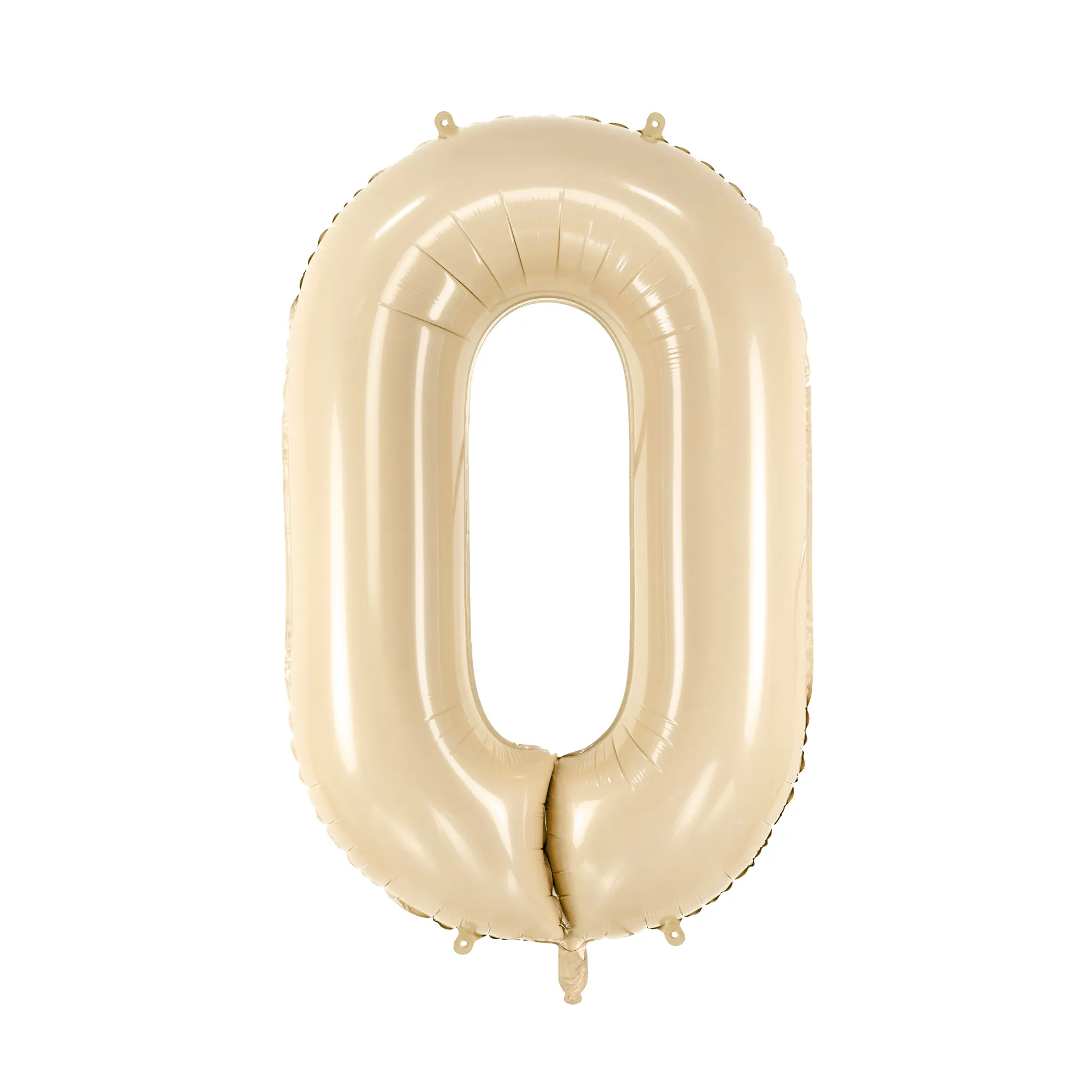 34 Beige Number Balloon 0-9