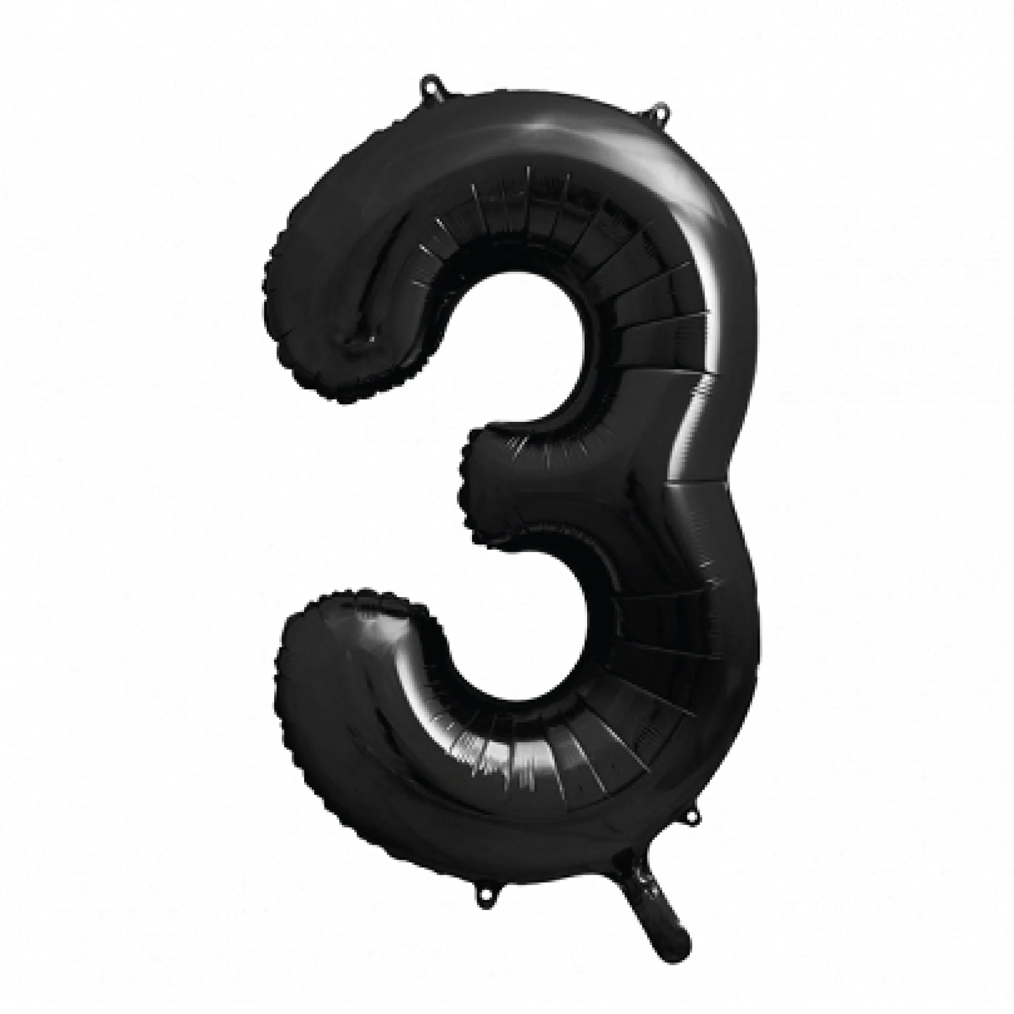 34 Black Number Balloon 0-9