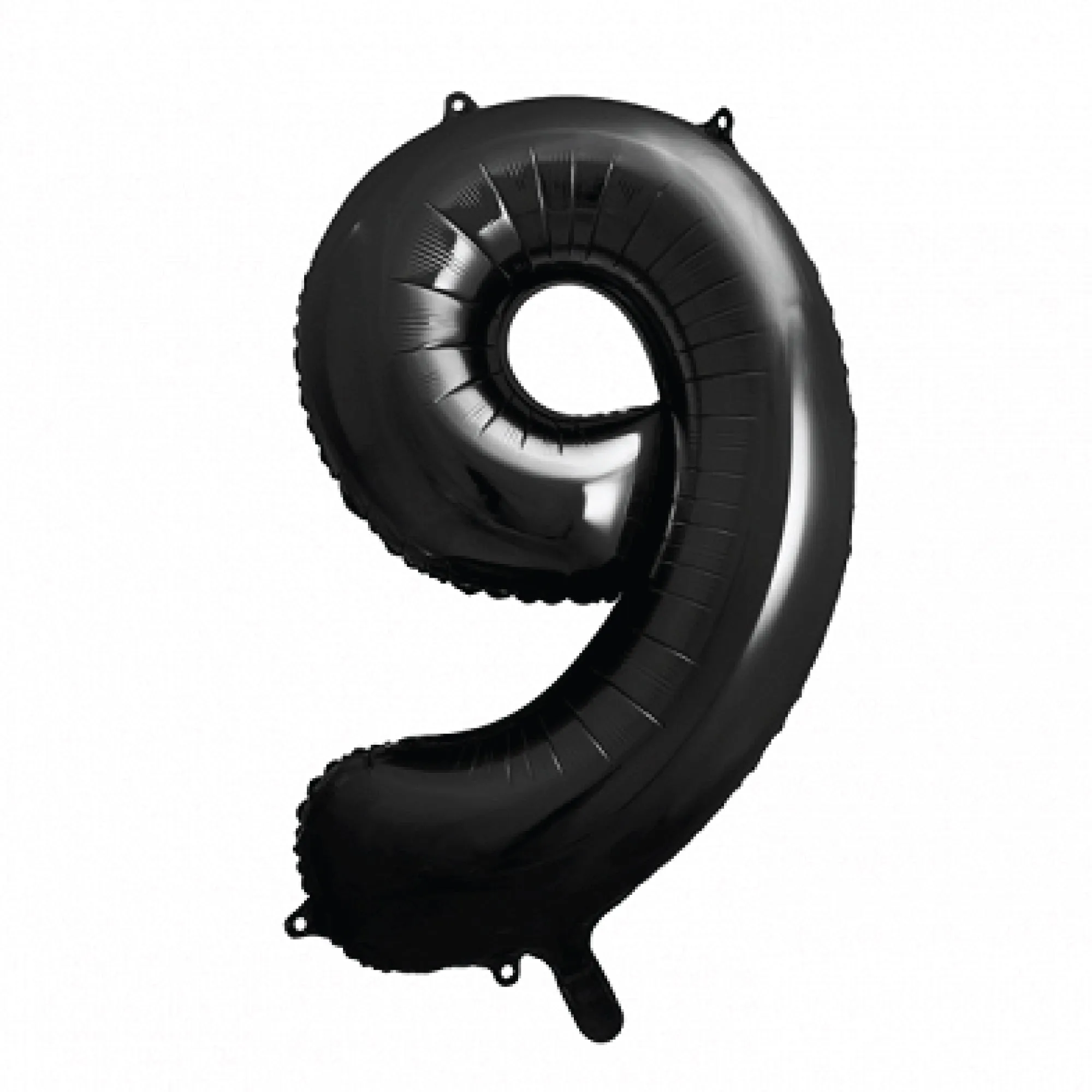 34 Black Number Balloon 0-9