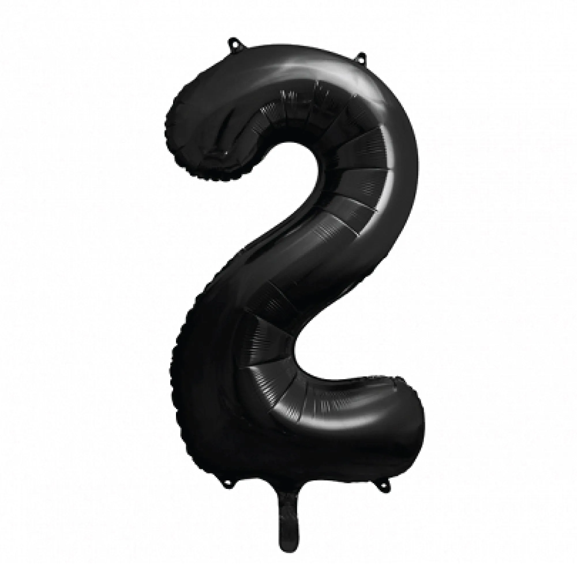 34 Black Number Balloon 0-9