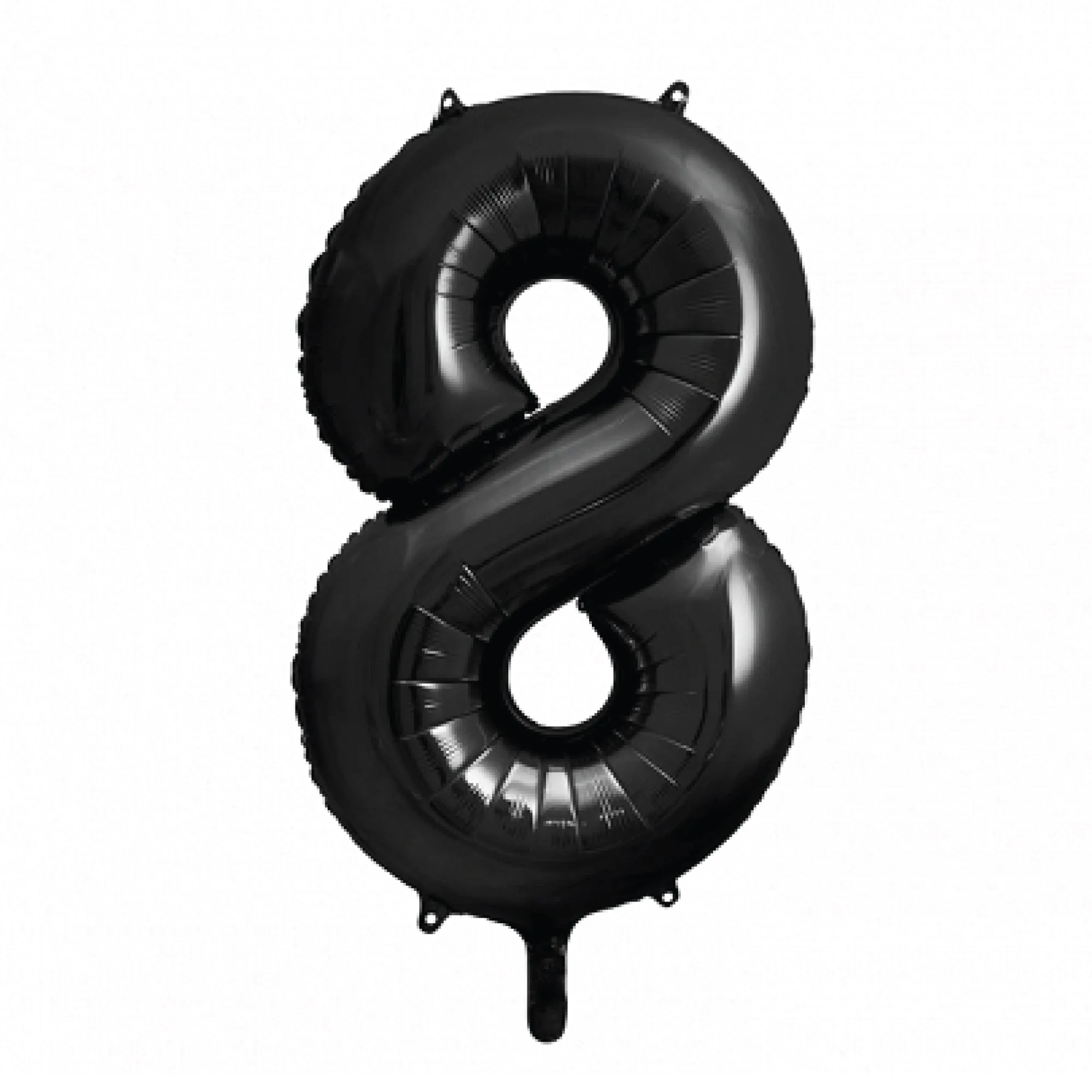 34 Black Number Balloon 0-9