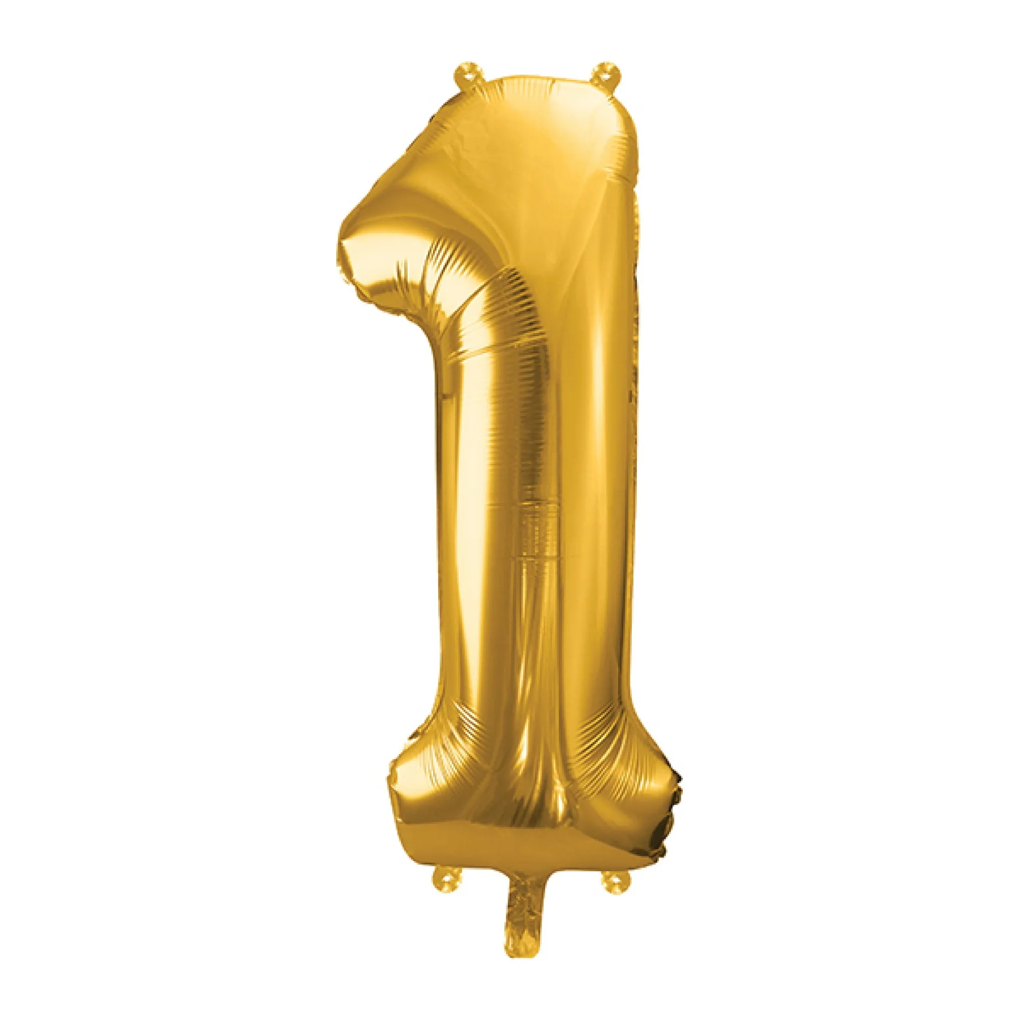 34 Gold Number Balloon 0-9