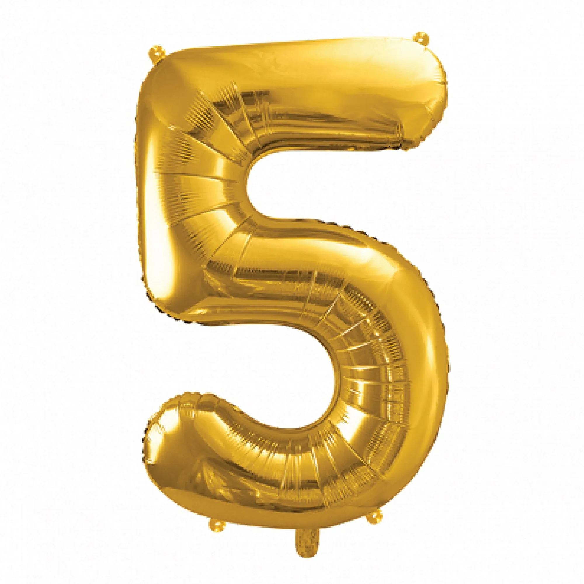 34 Gold Number Balloon 0-9