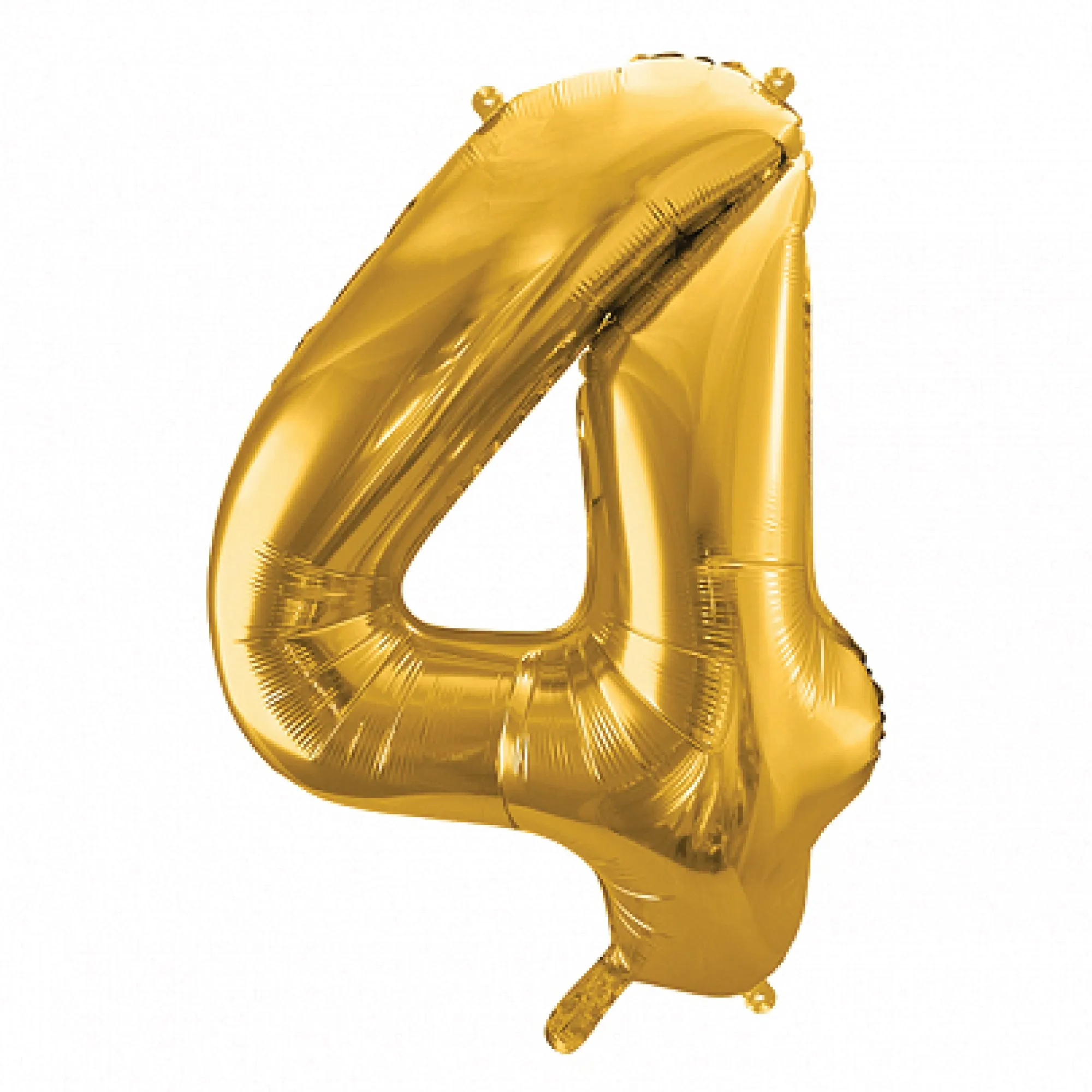 34 Gold Number Balloon 0-9