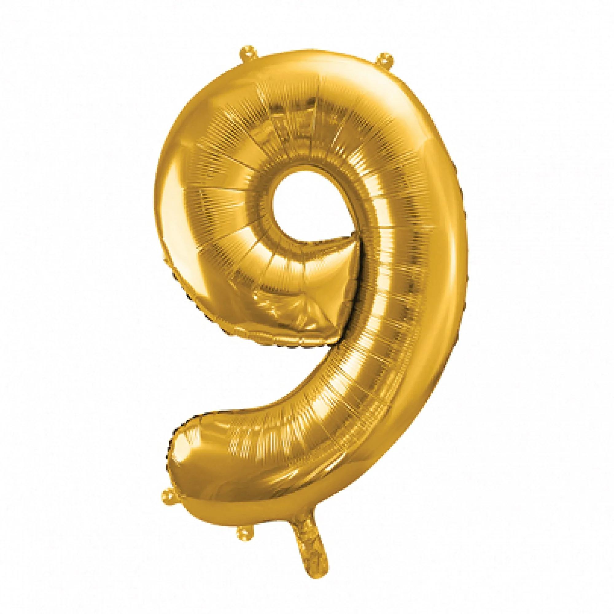 34 Gold Number Balloon 0-9