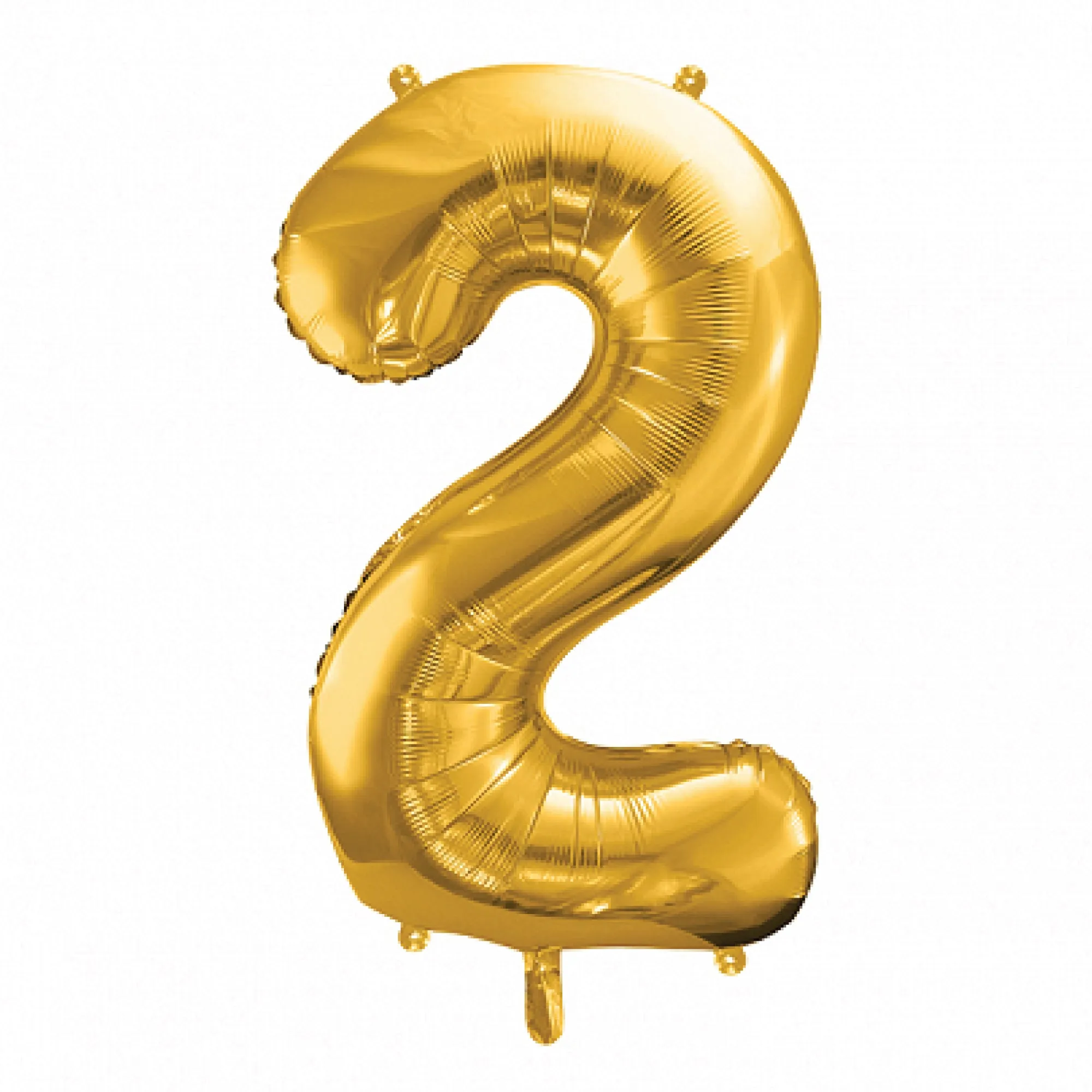 34 Gold Number Balloon 0-9