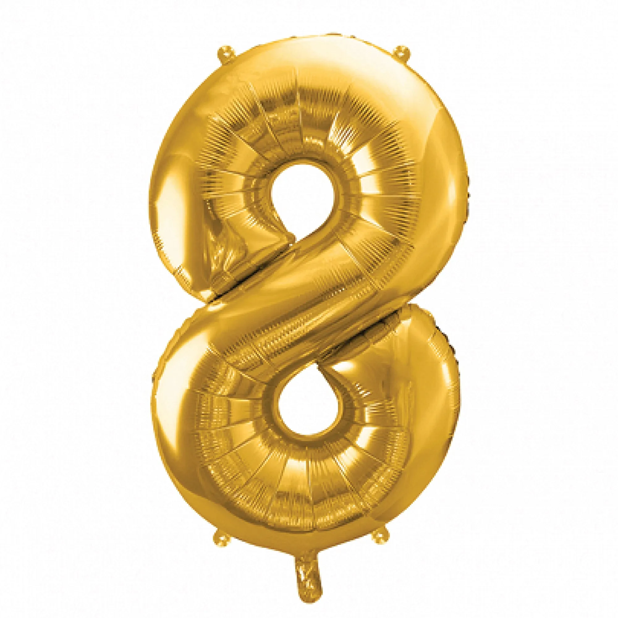 34 Gold Number Balloon 0-9