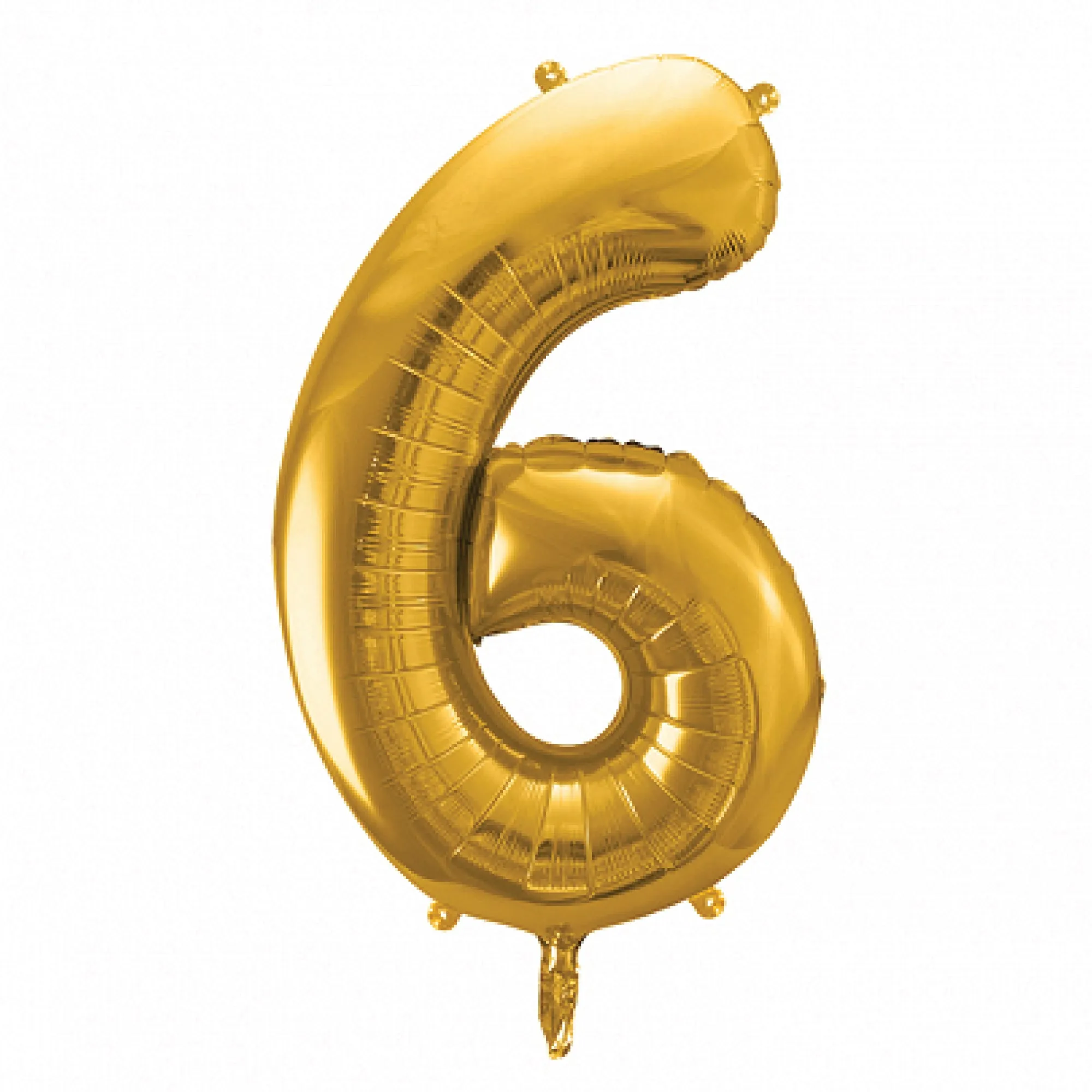34 Gold Number Balloon 0-9