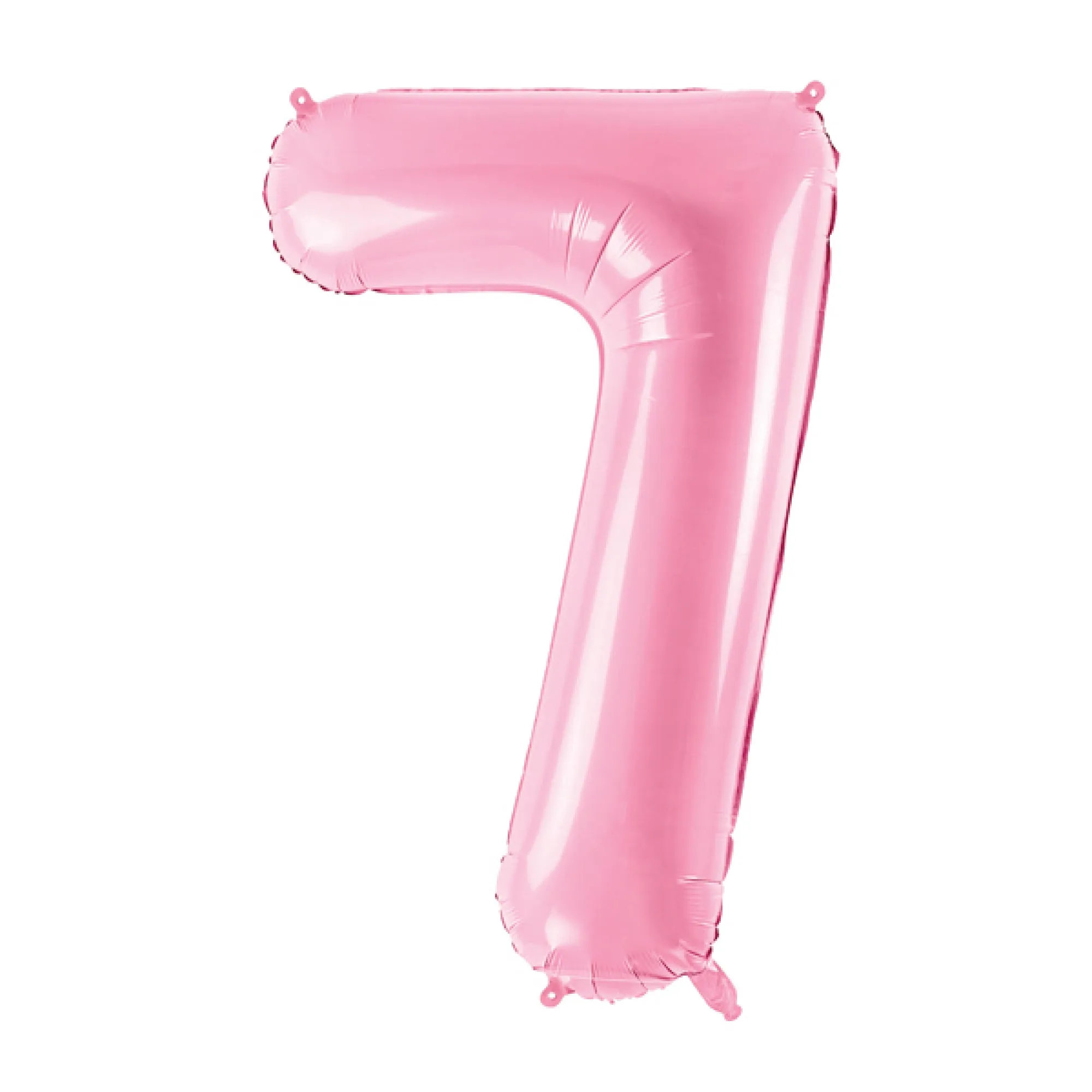 34 Pink Number Balloon 0-9