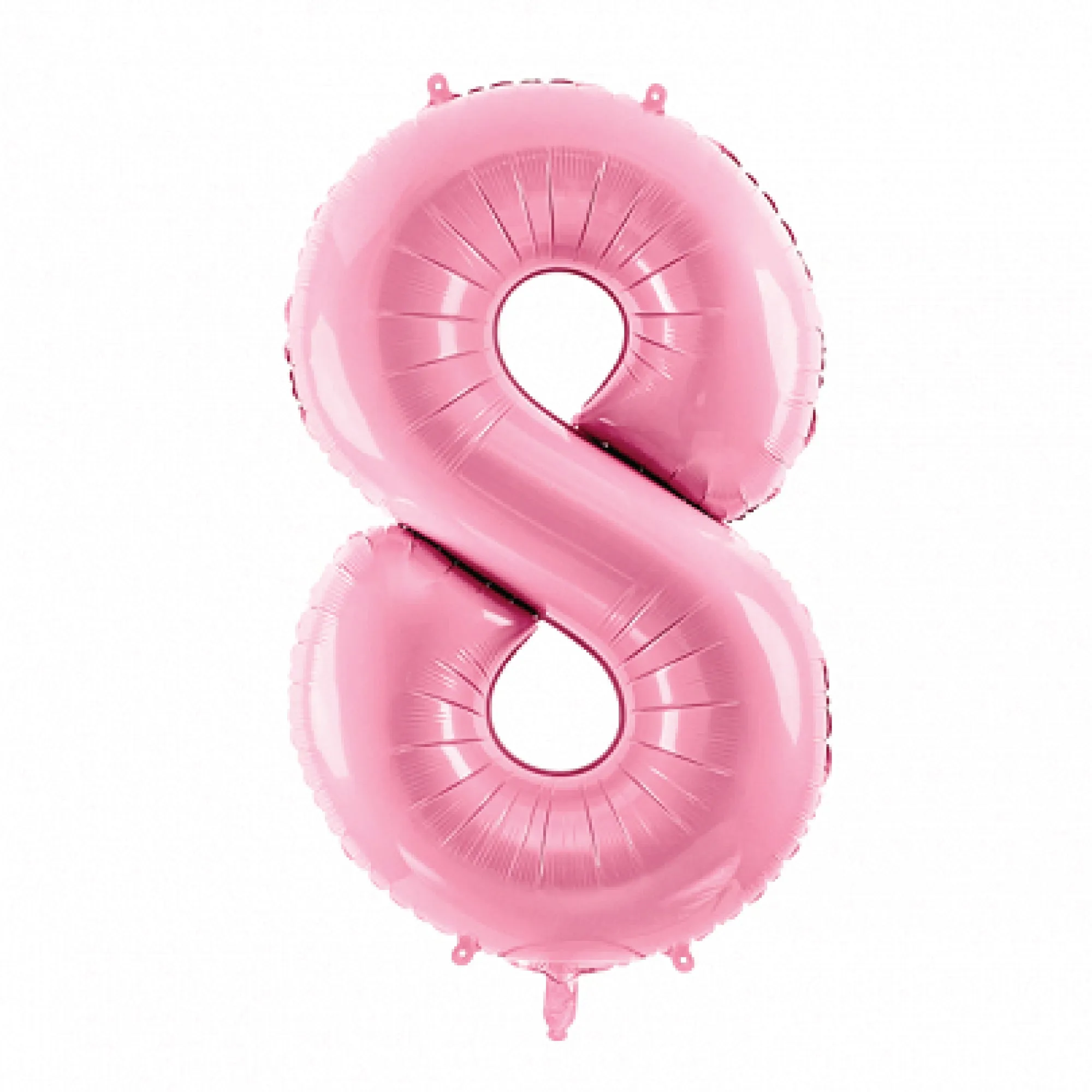 34 Pink Number Balloon 0-9
