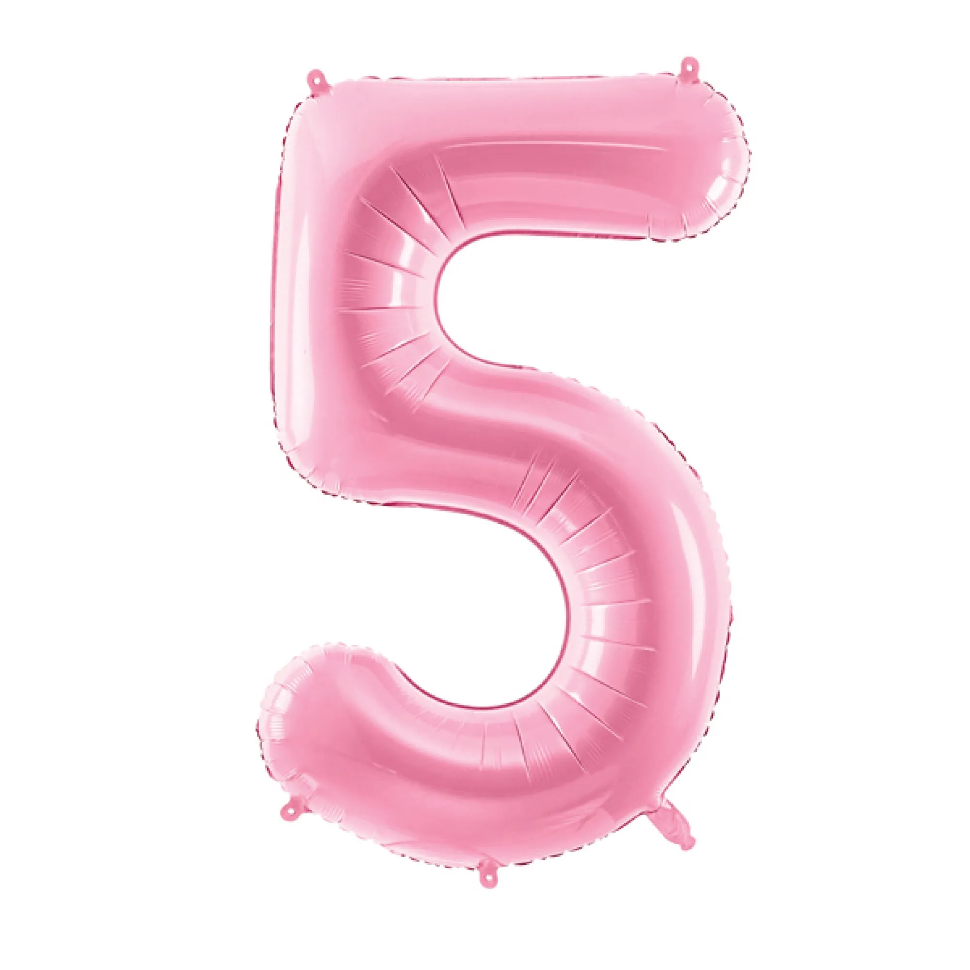 34 Pink Number Balloon 0-9