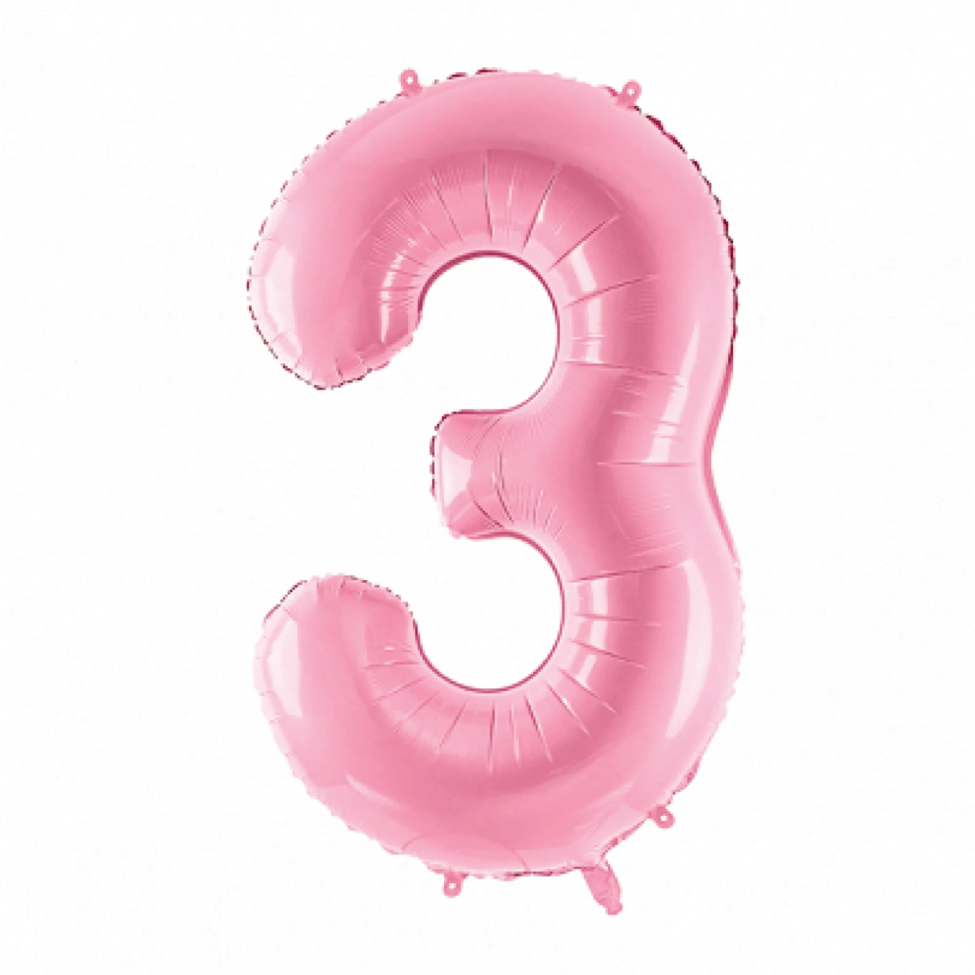 34 Pink Number Balloon 0-9