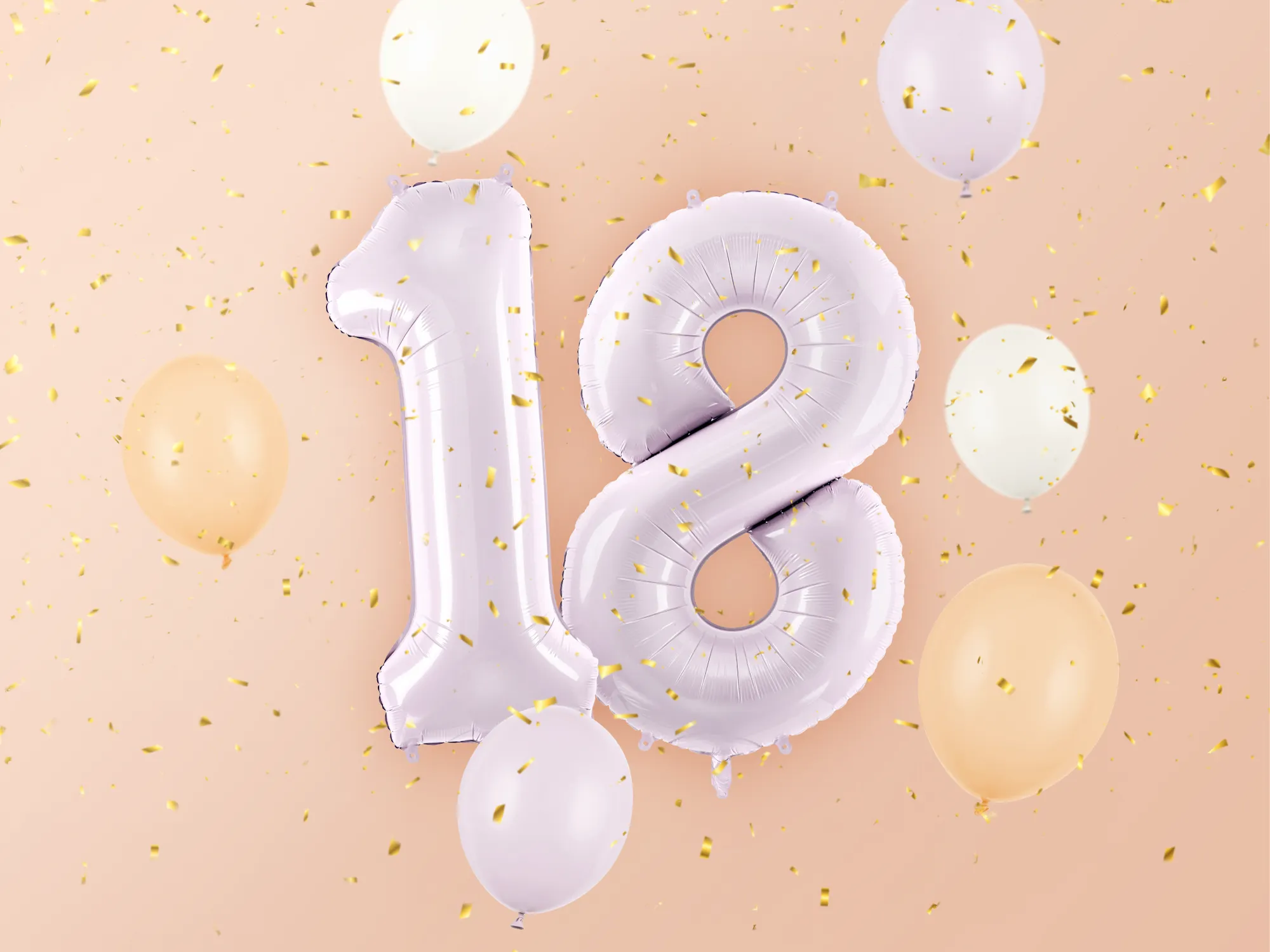 34 Purple Number Balloon 0-9