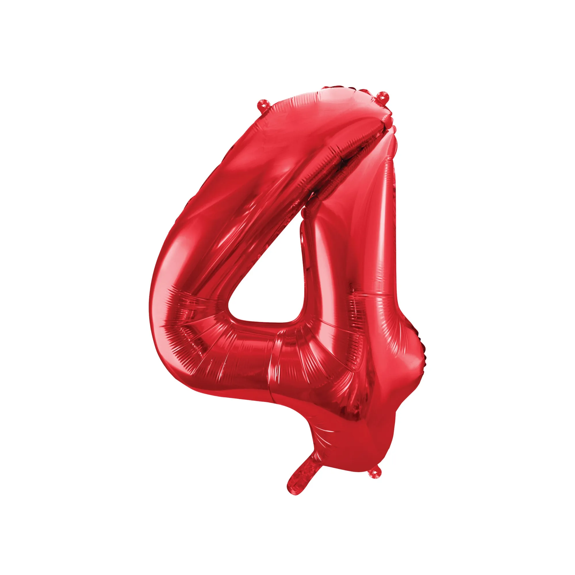 34 Red Number Balloon 0-9