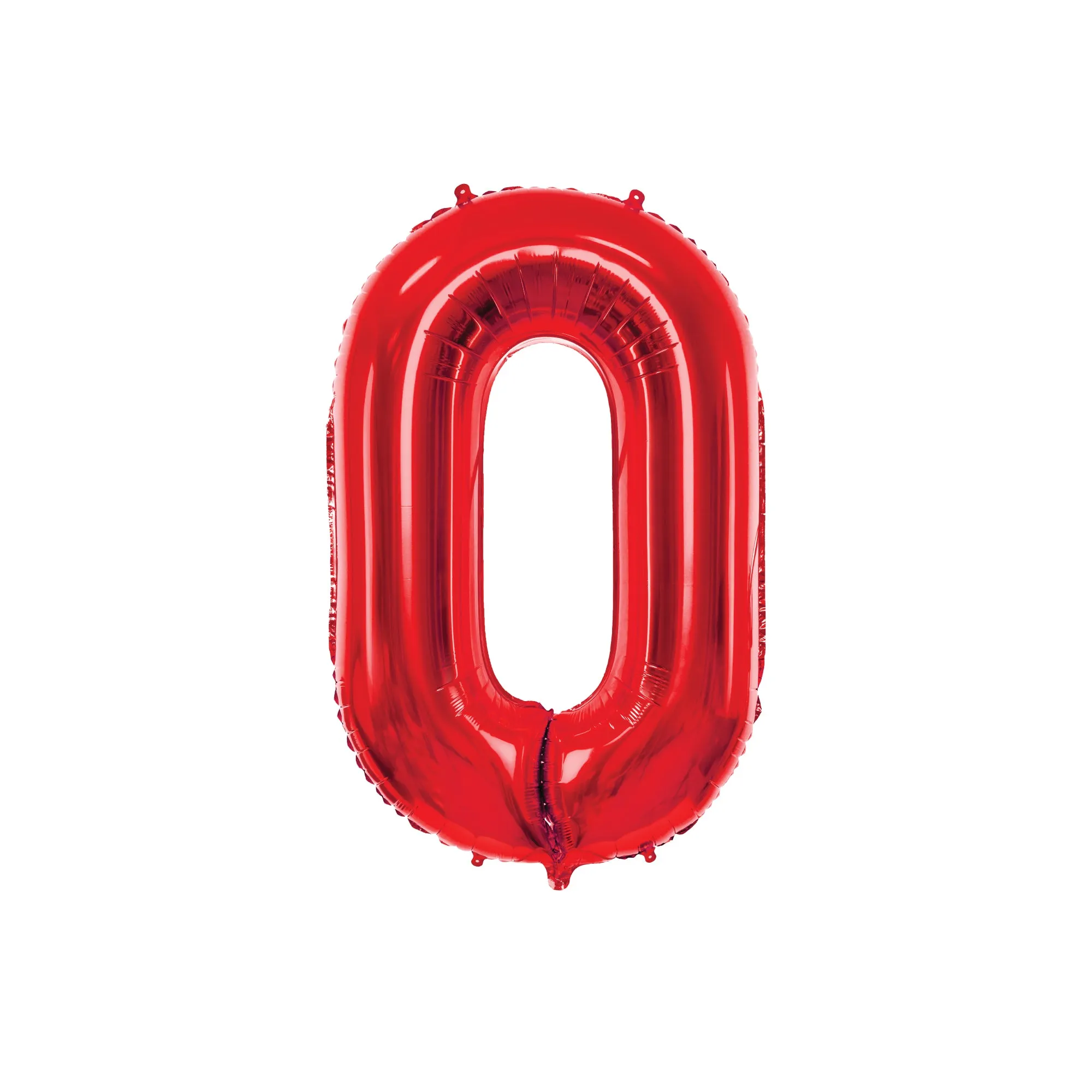 34 Red Number Balloon 0-9