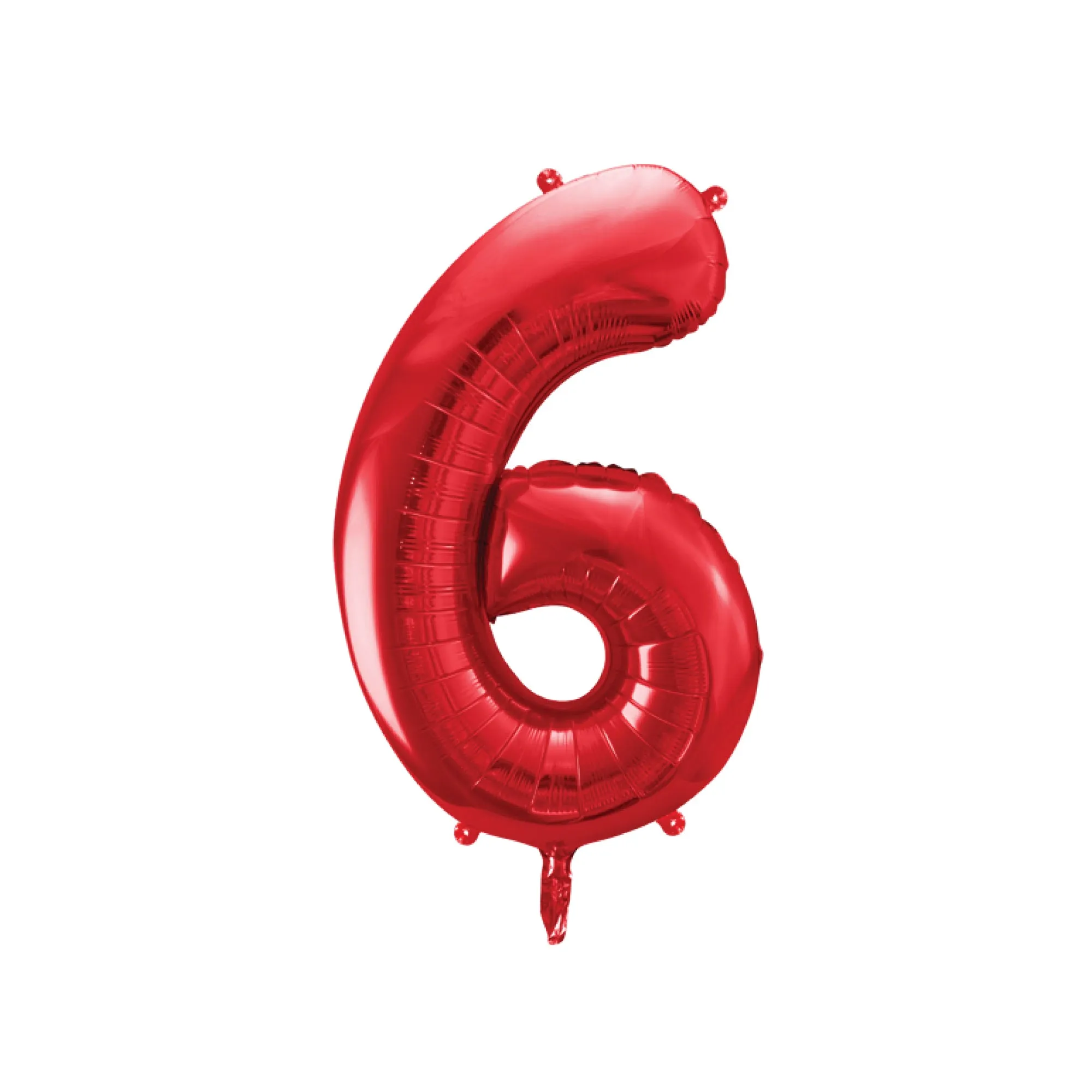 34 Red Number Balloon 0-9