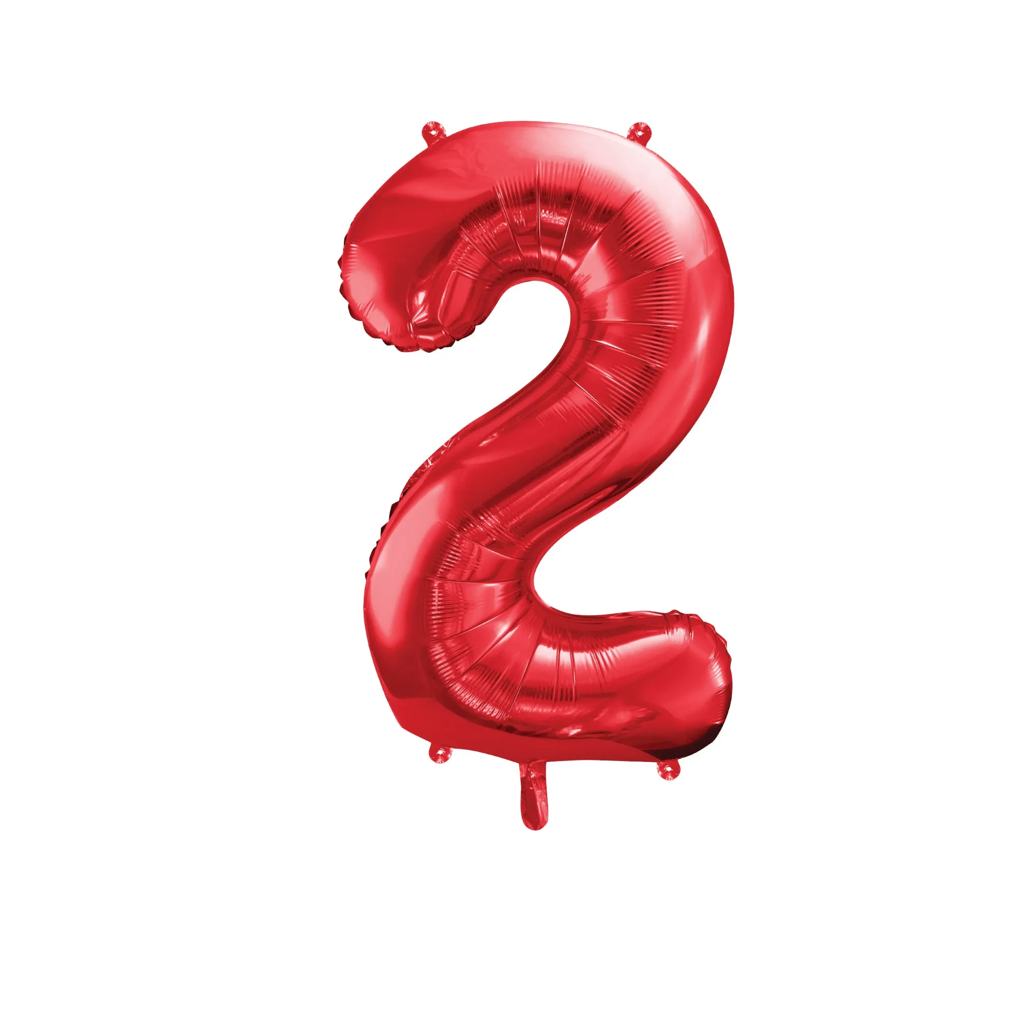 34 Red Number Balloon 0-9