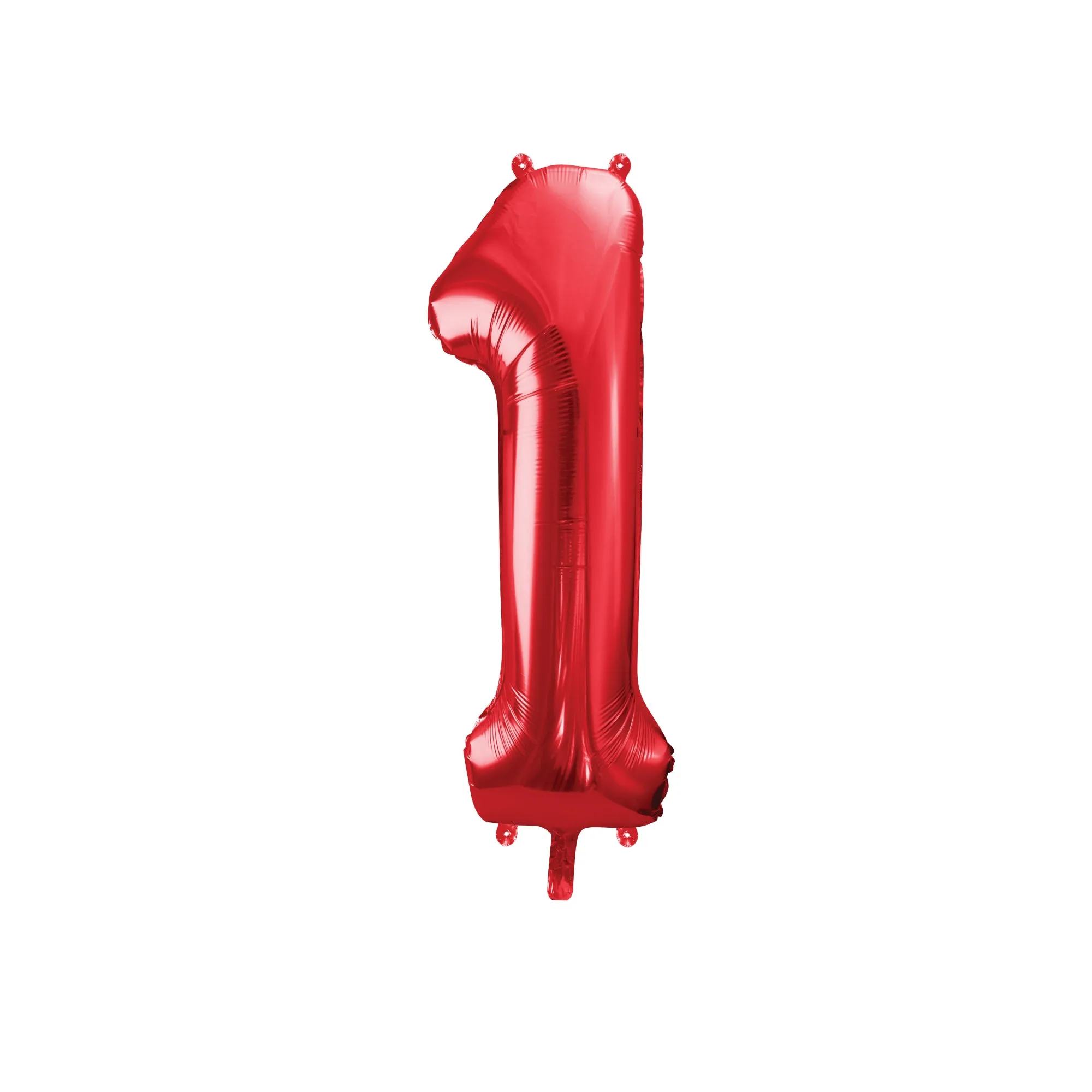 34 Red Number Balloon 0-9