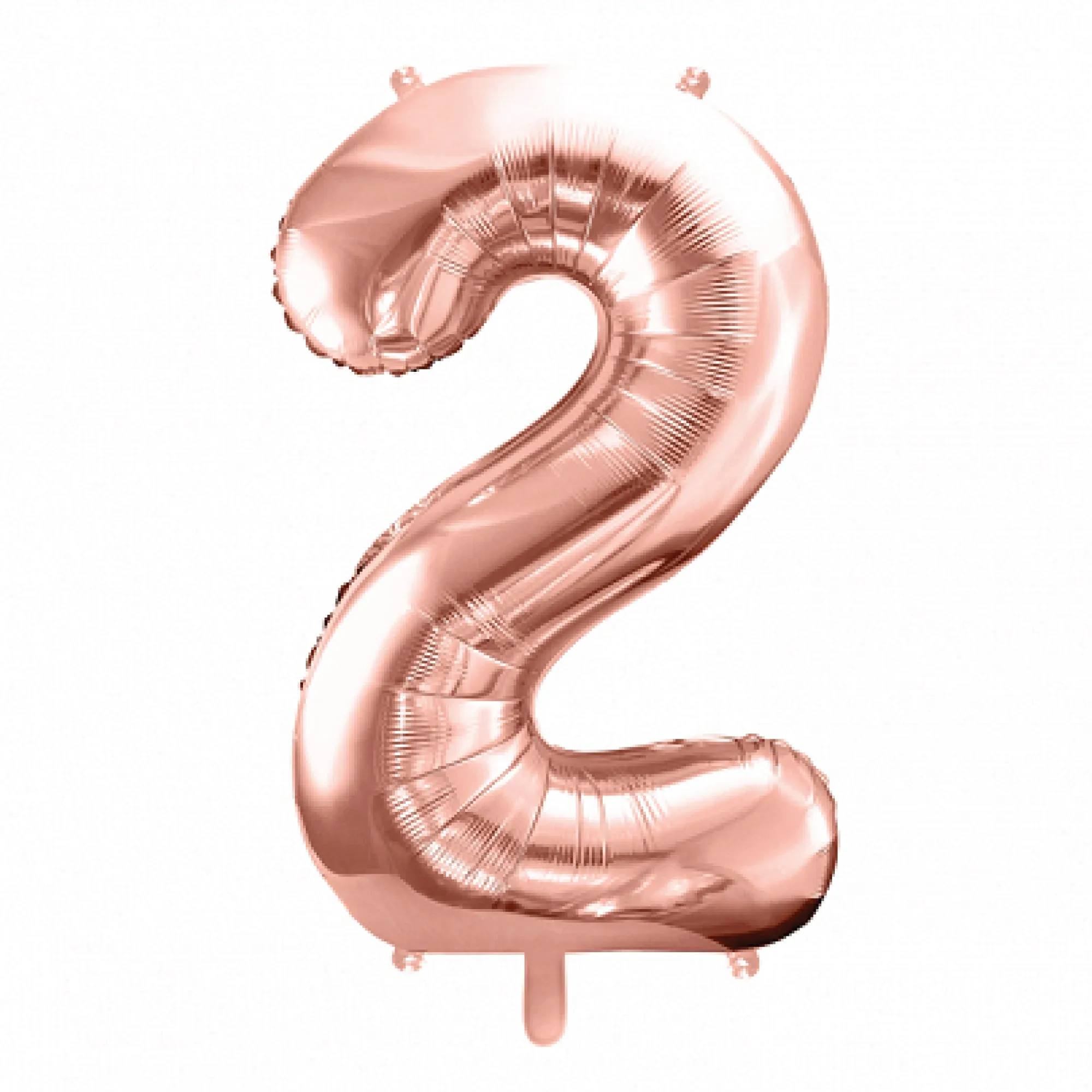 34 Rose Gold Number Balloon 0-9