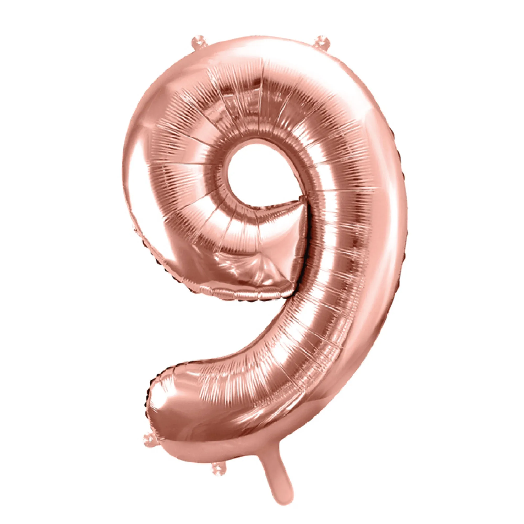 34 Rose Gold Number Balloon 0-9