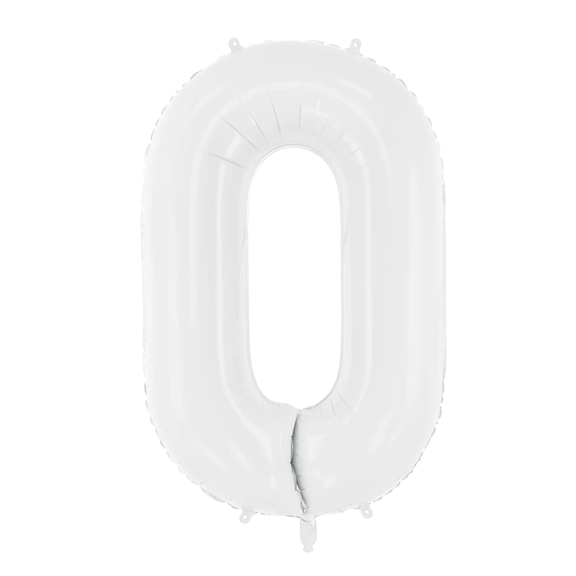 34 White Number Balloon 0-9