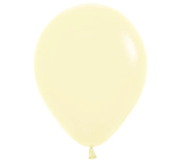 5 Small Latex Balloons Pack of 12 - Choose Your Color