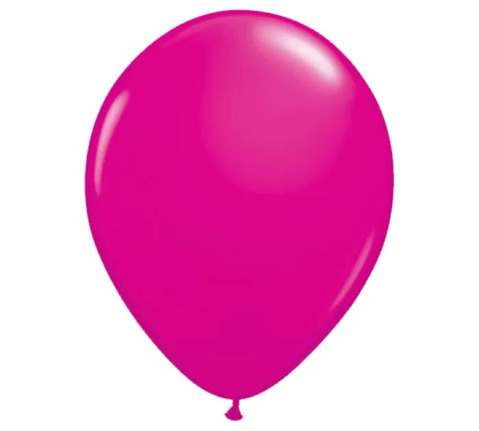 5 Small Latex Balloons Pack of 12 - Choose Your Color