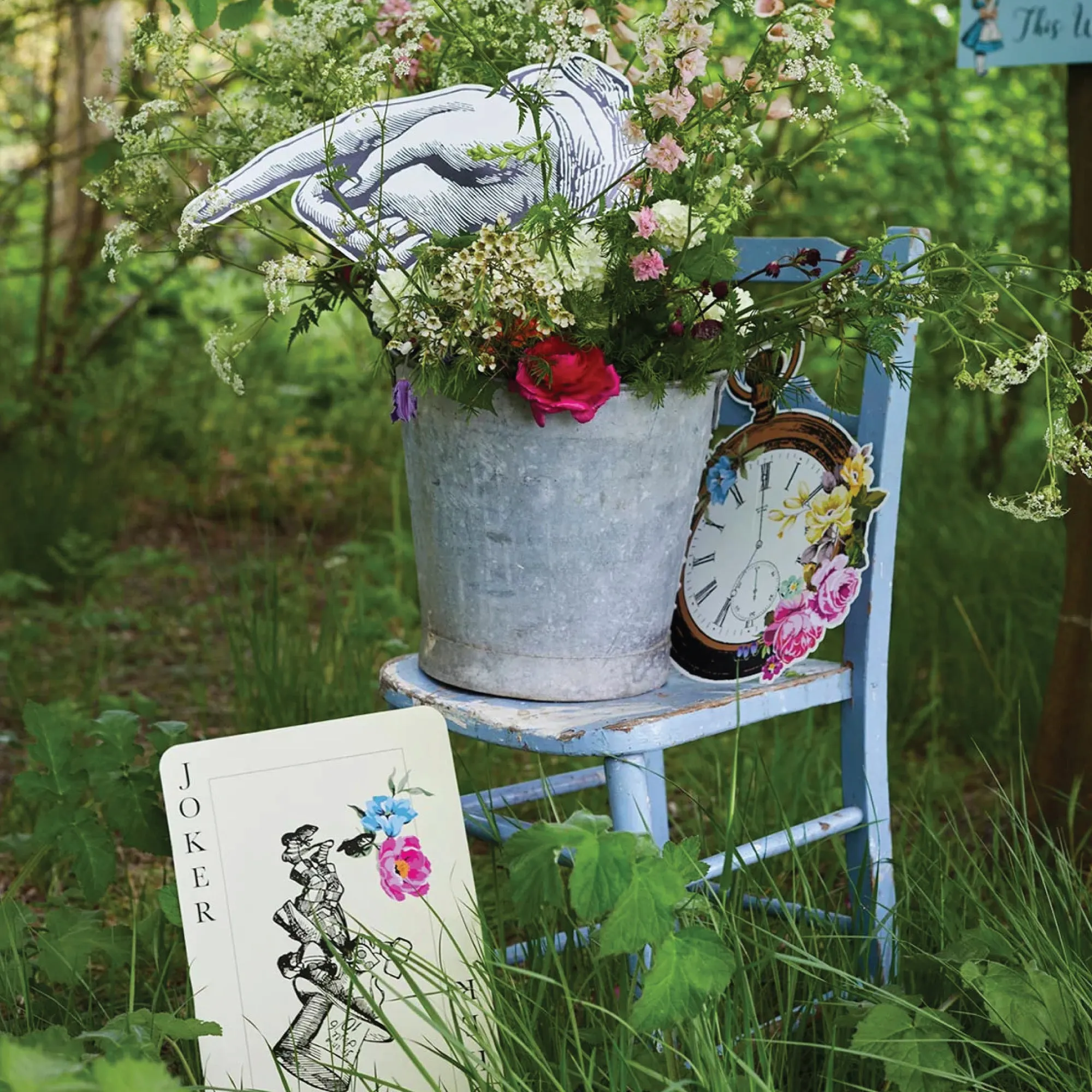 Alice in Wonderland Cutout Decorations 8ct