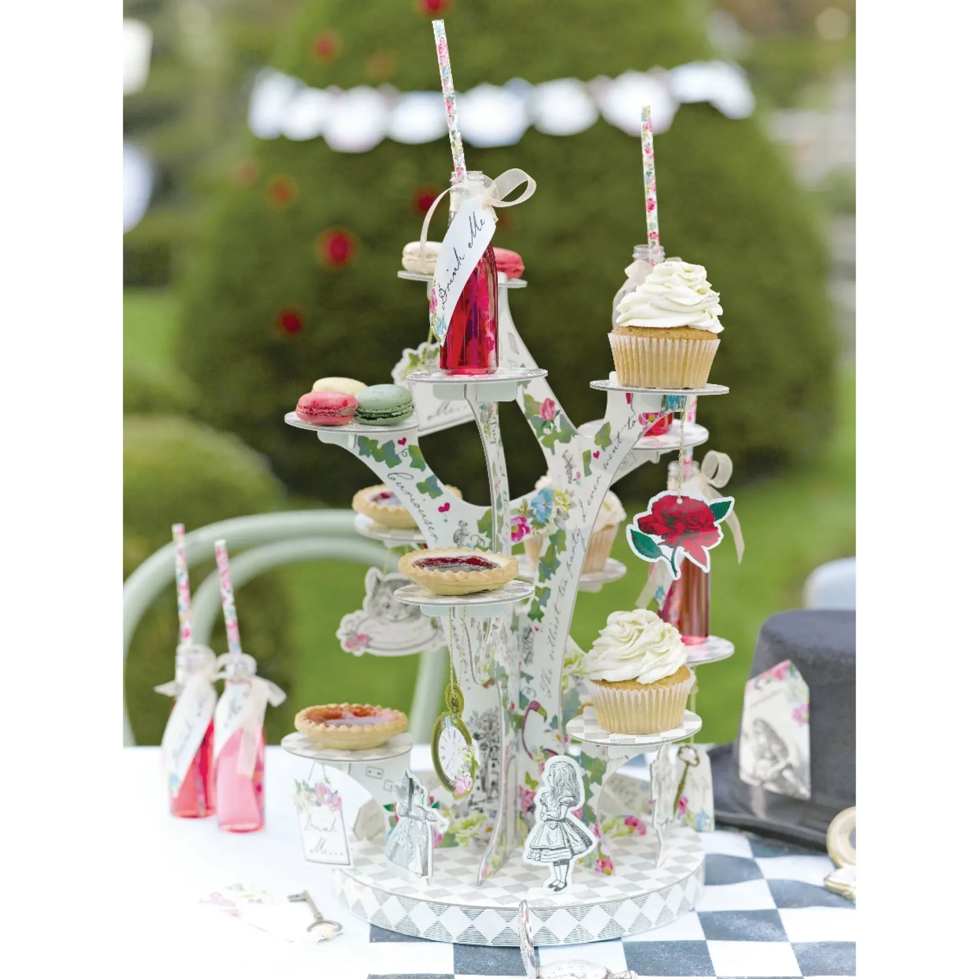 Alice in Wonderland Drink Me Bottle Set 6ct