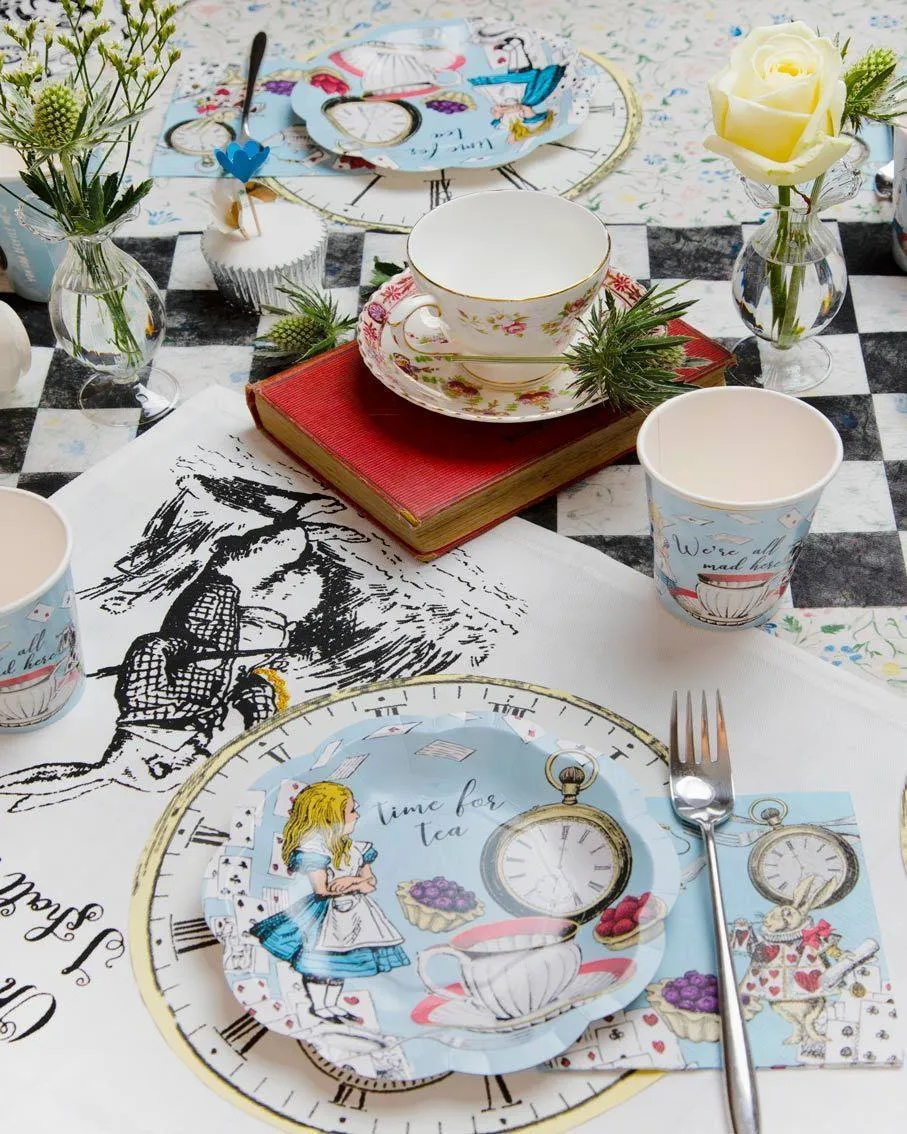 Alice in Wonderland Paper Cups 8ct