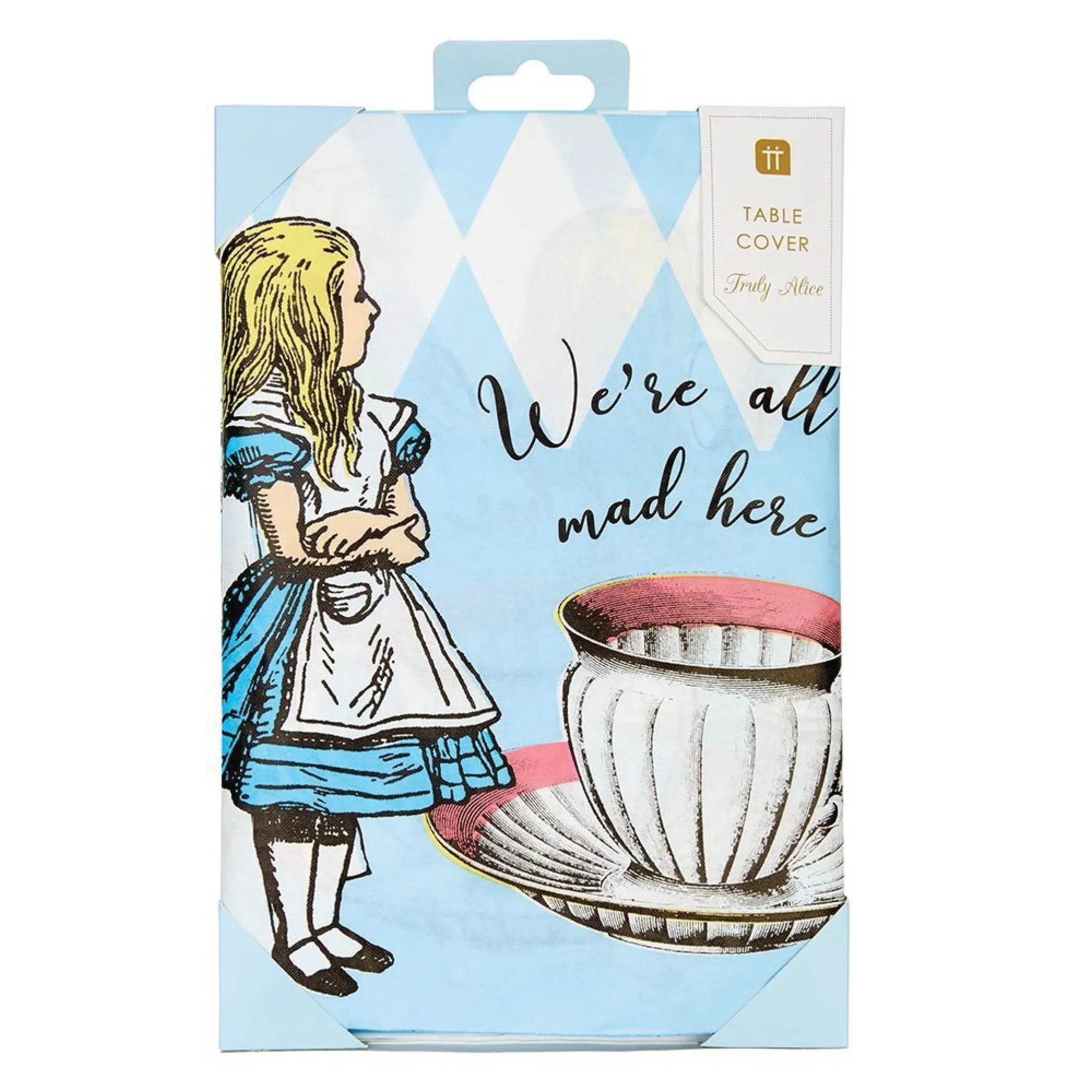 Alice in Wonderland Paper Table Cover