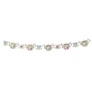 Alice in Wonderland Teapot Garland 13ft