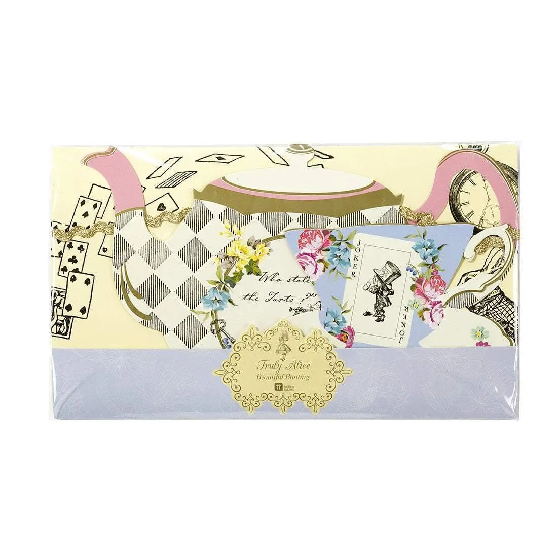 Alice in Wonderland Teapot Vase Table Topper