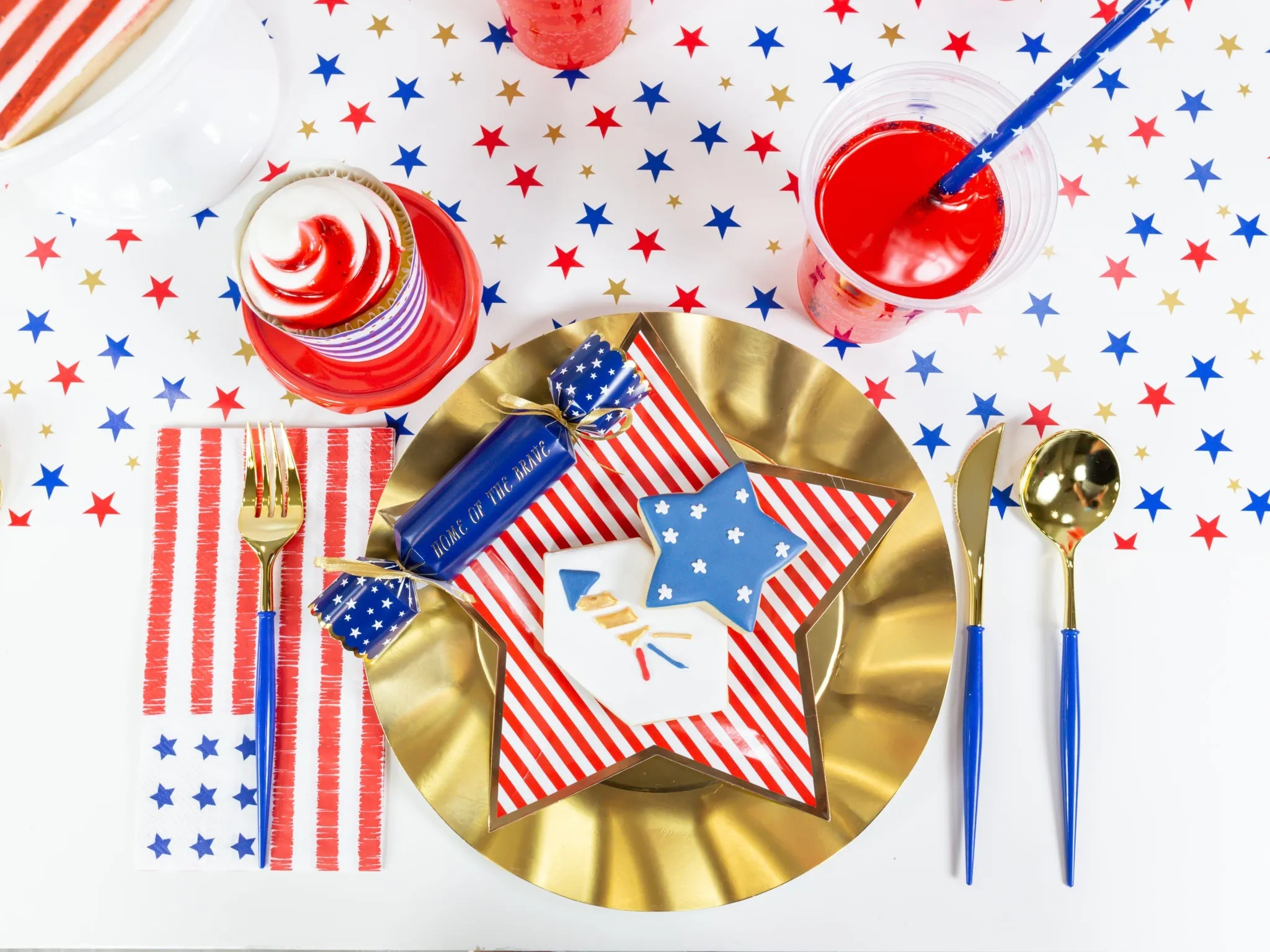 American Flag Guest Towels 24ct