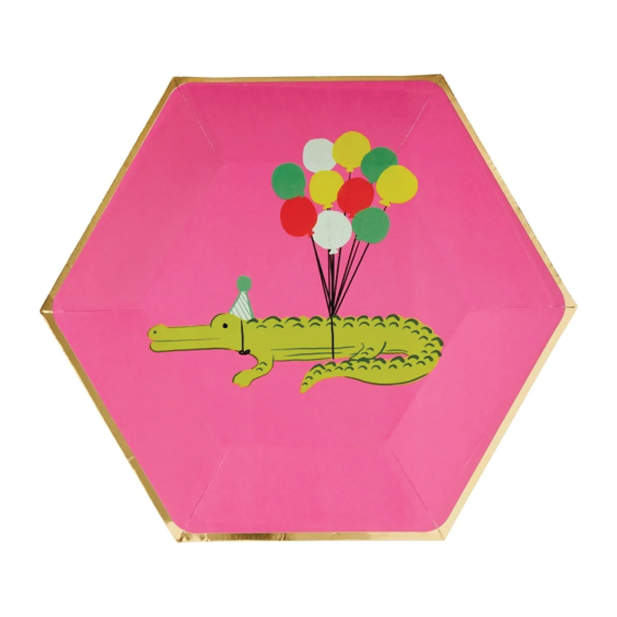Assorted Party Animals Birthday Lunch Plates 8ct