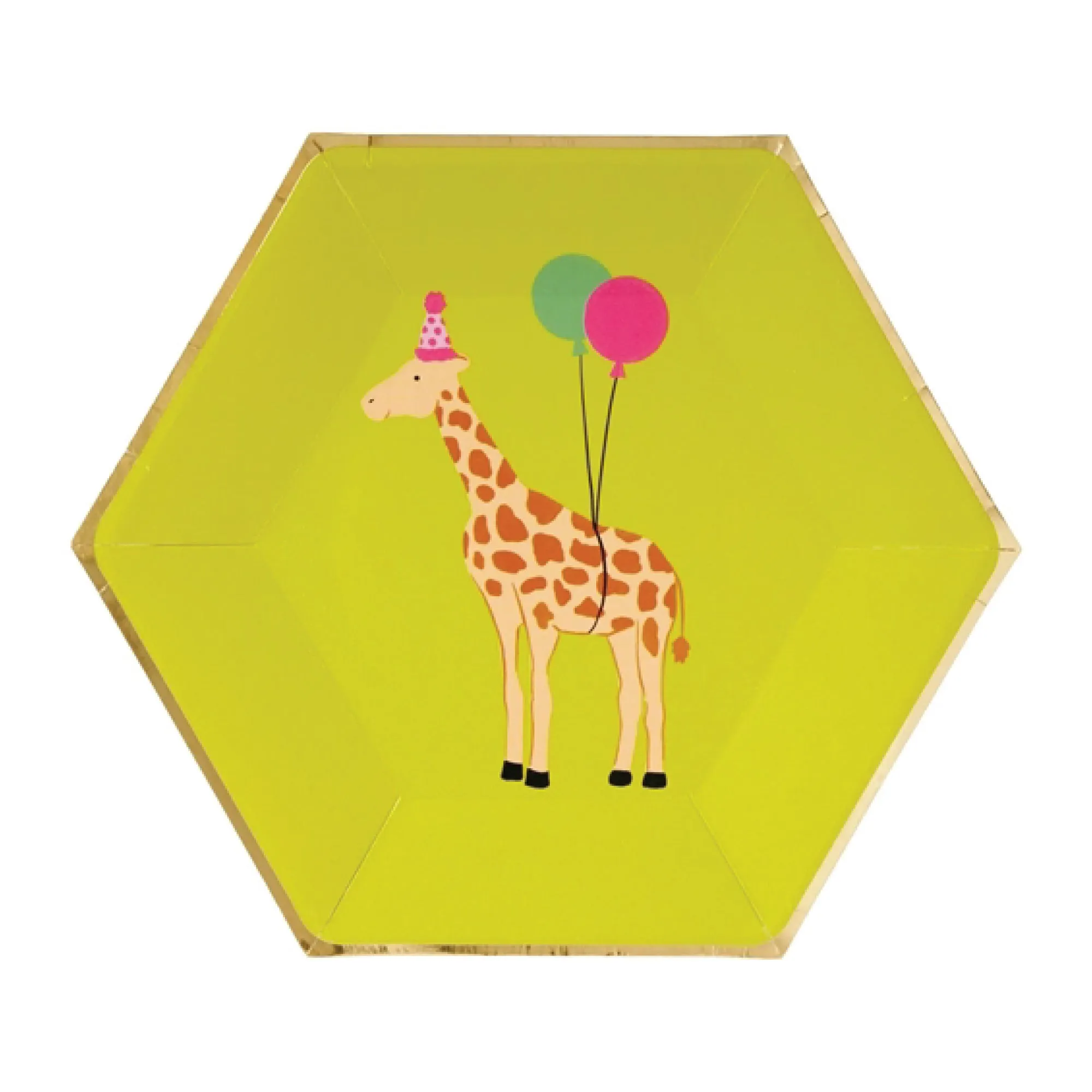 Assorted Party Animals Birthday Lunch Plates 8ct