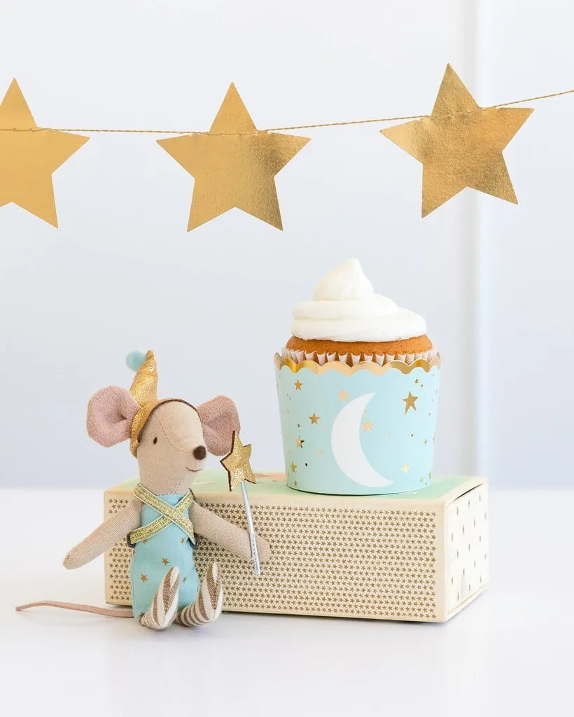 Baby Blue Moon and Star Food Cups 24ct