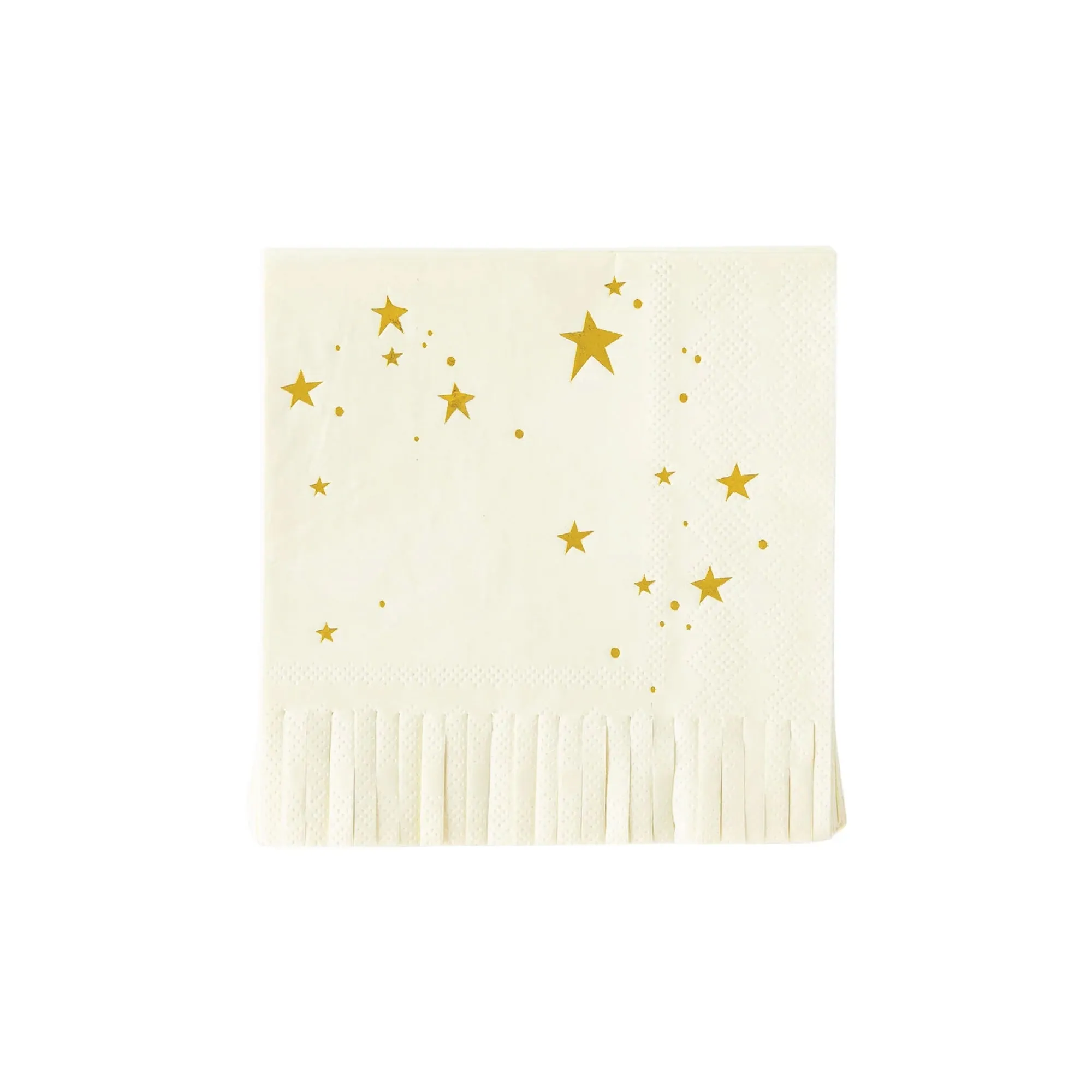 Baby Gold Star Dessert Napkins 18ct