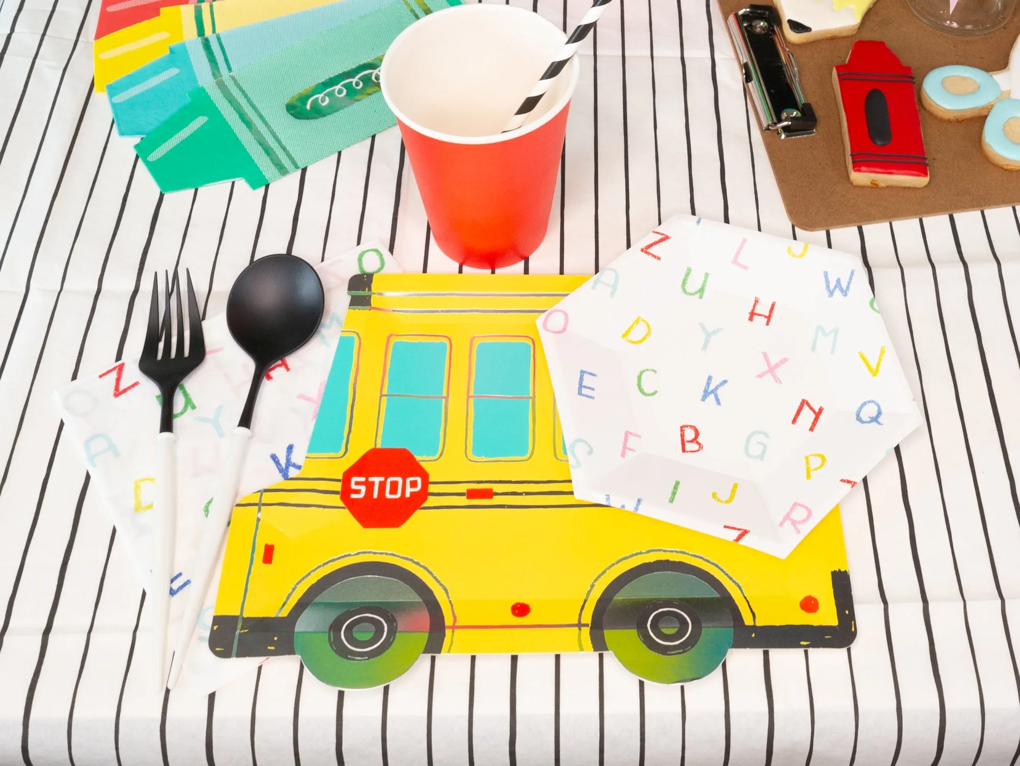 Back to School ABCs Dessert Plates 12ct